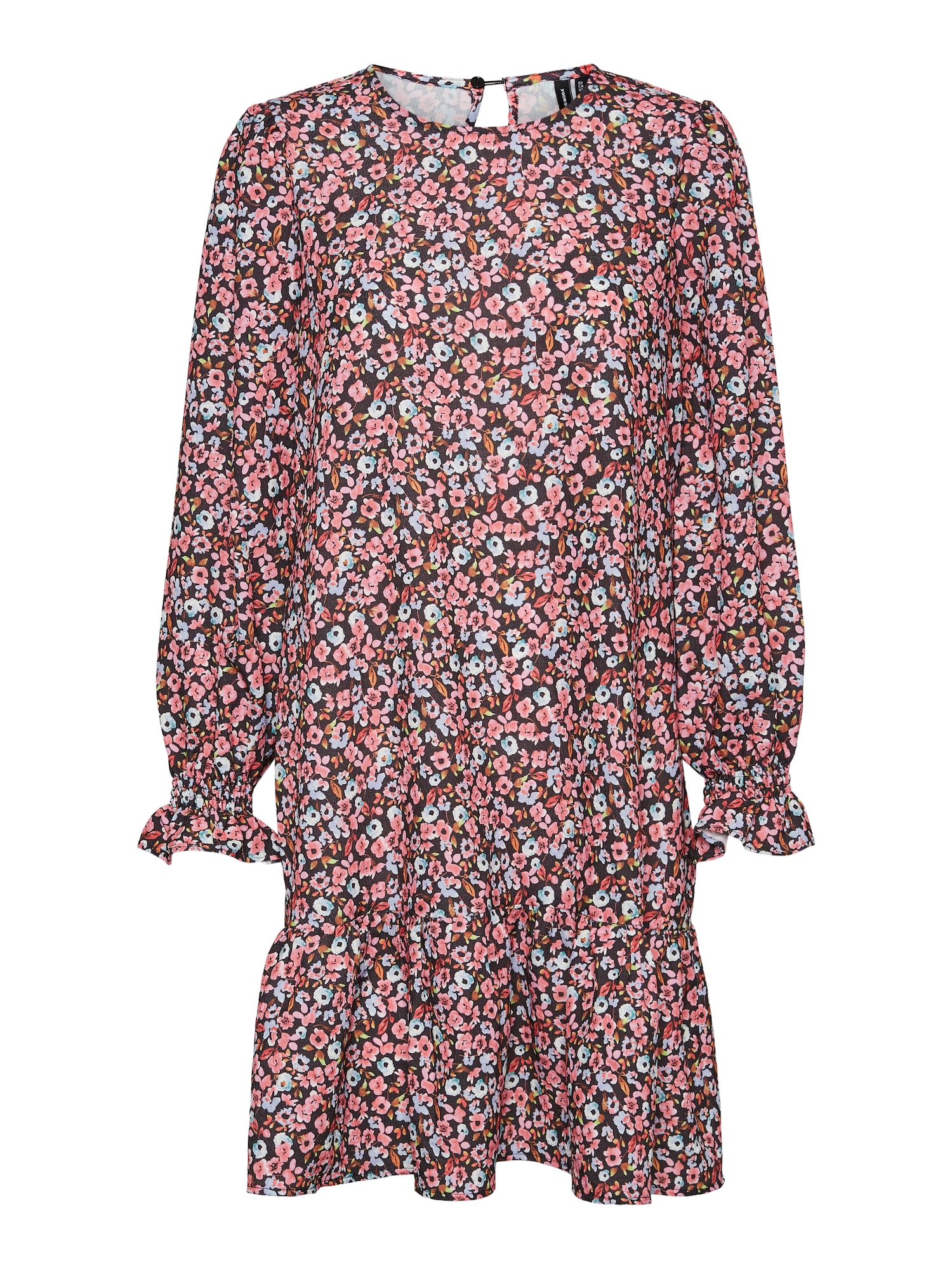 VERO MODA Obleka 'Francesca'  mešane barve / roza / črna