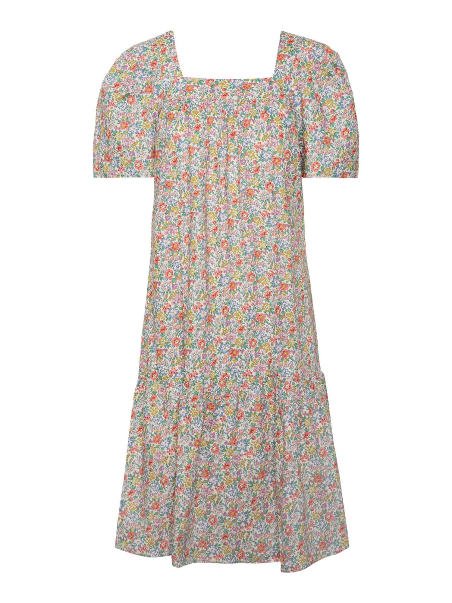 VERO MODA Obleka 'Piper'  mešane barve / bela