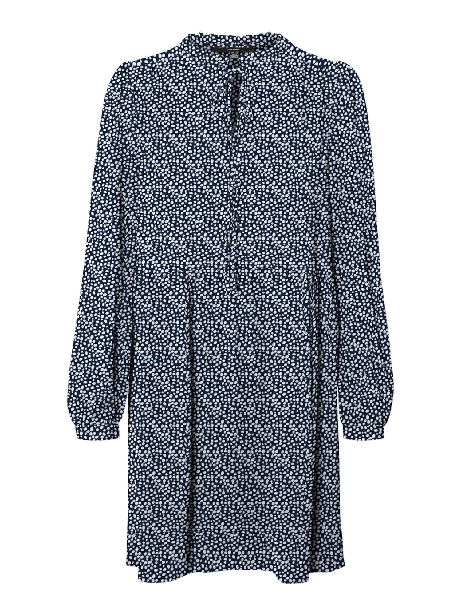 VERO MODA Obleka 'Saga'  mornarska / bela
