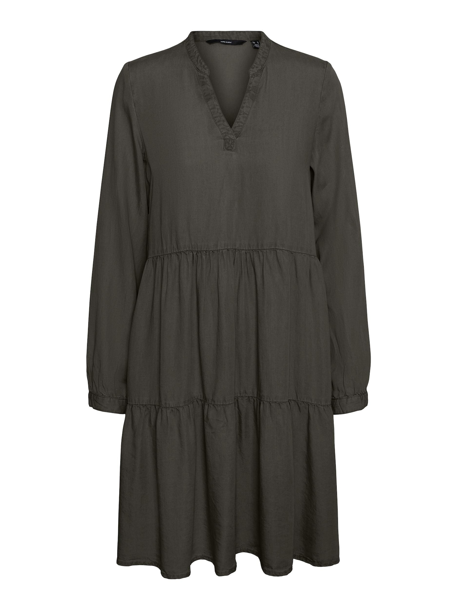 VERO MODA Obleka 'Viviana'  temno siva
