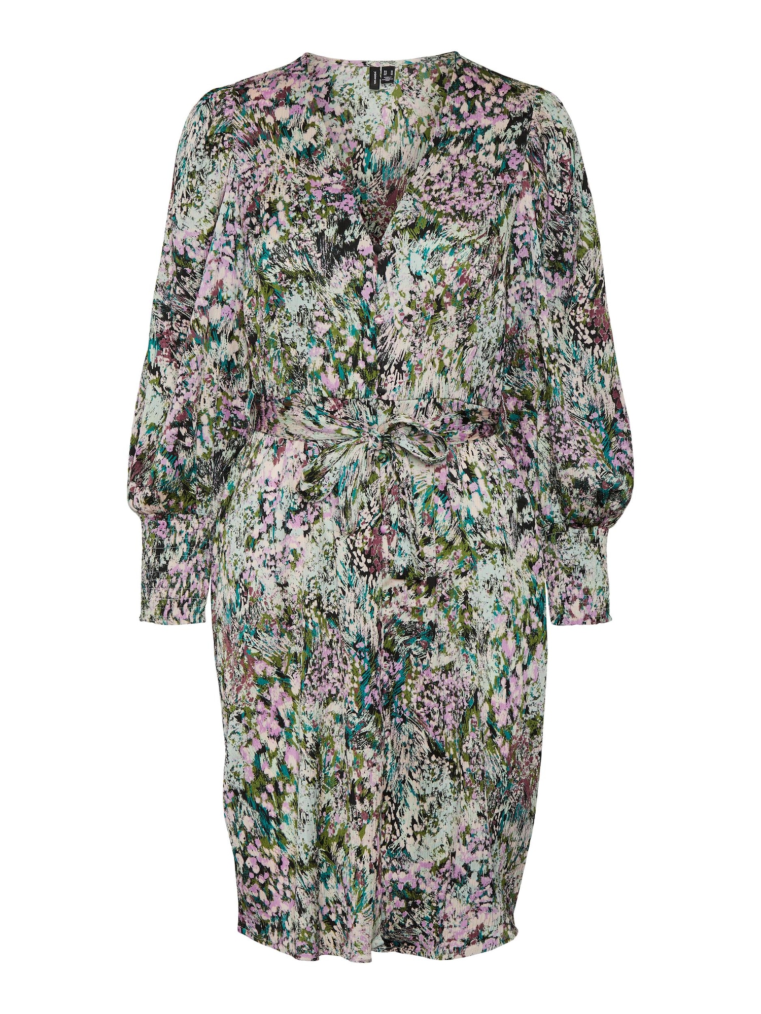VERO MODA Obleka 'Xenia'  zelena / mešane barve
