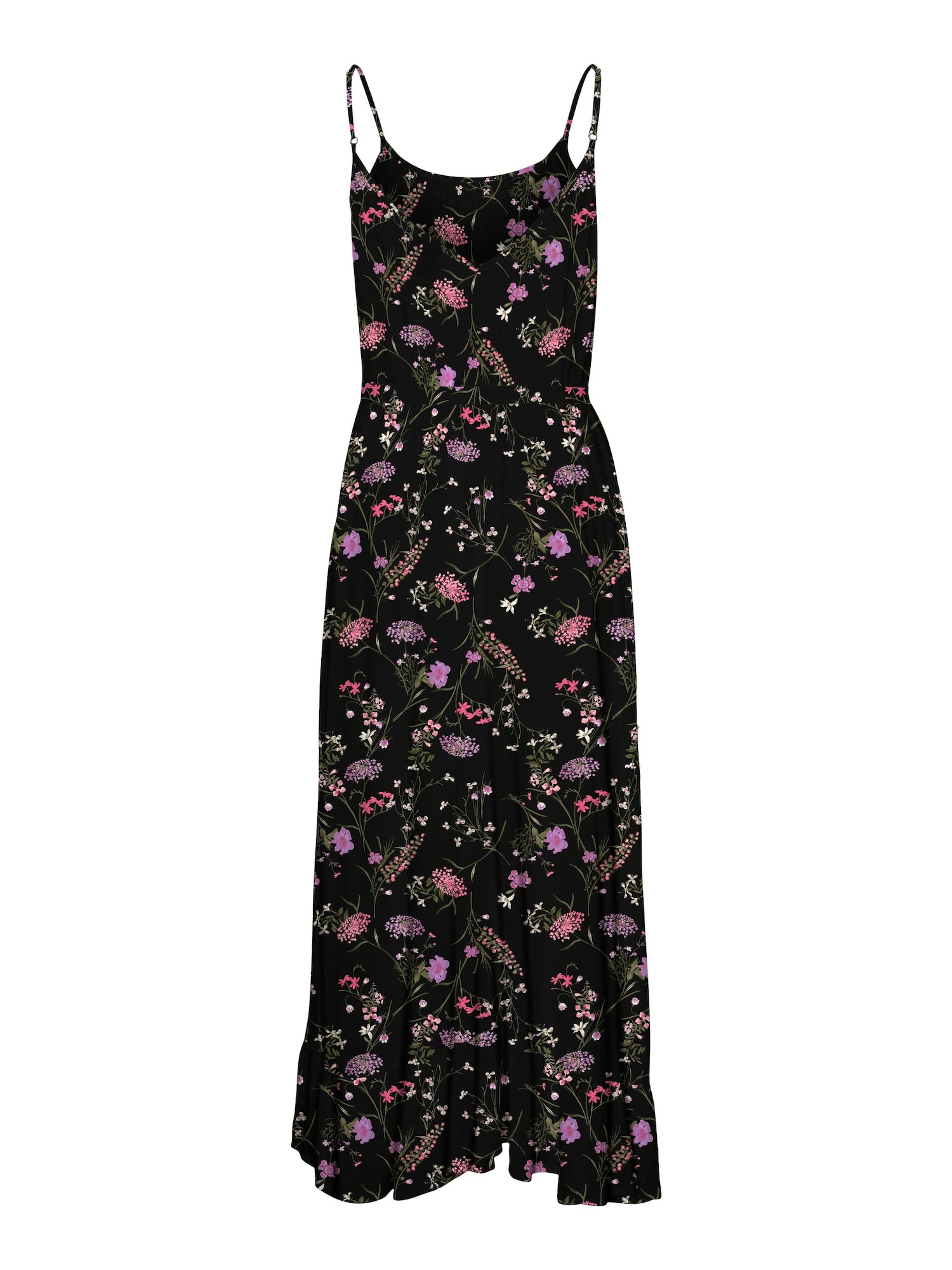 VERO MODA Obleka  zelena / lila / roza / črna