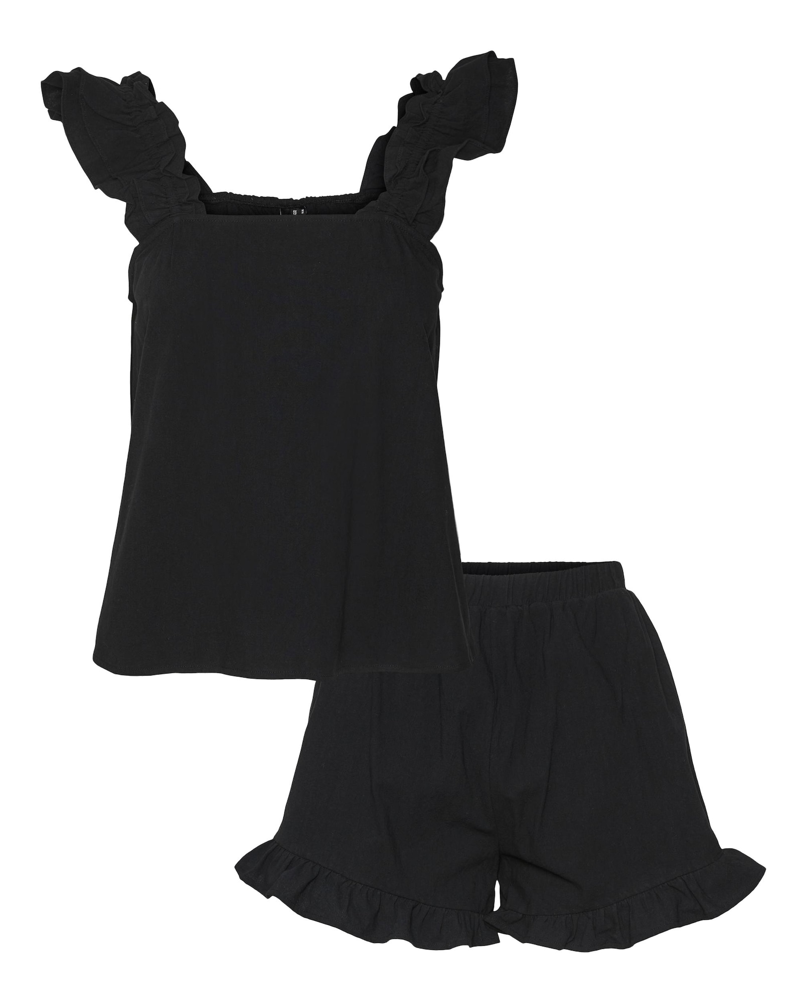 VERO MODA Pižama  črna