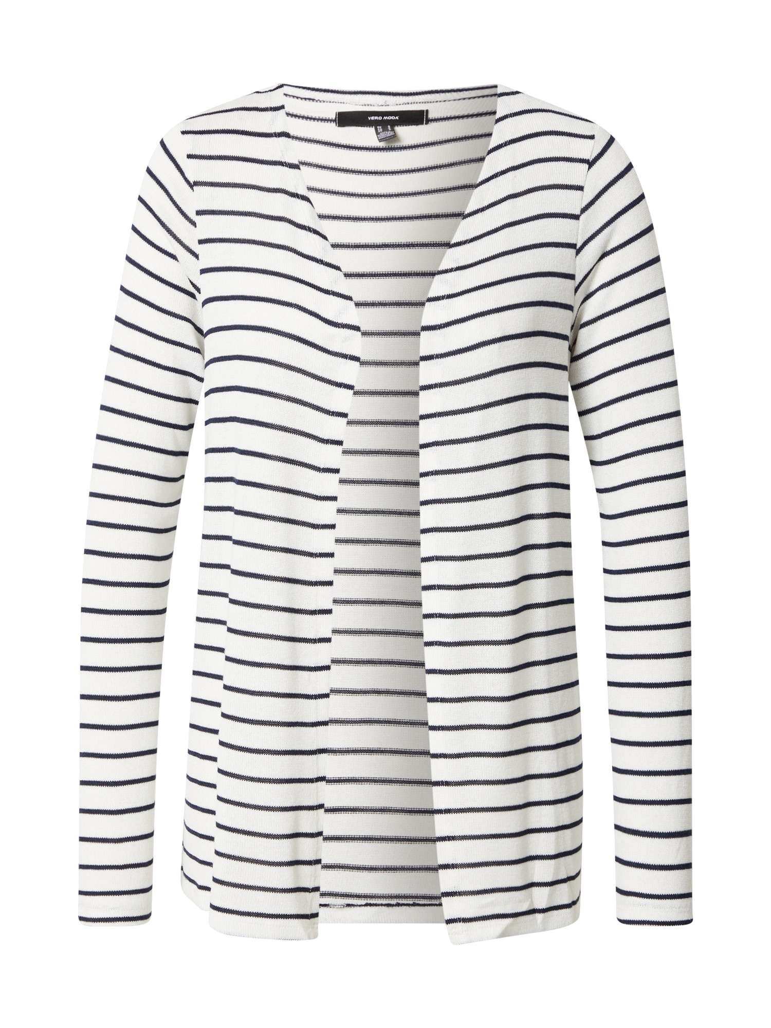 VERO MODA Pletena jopa 'Brianna'  marine / naravno bela