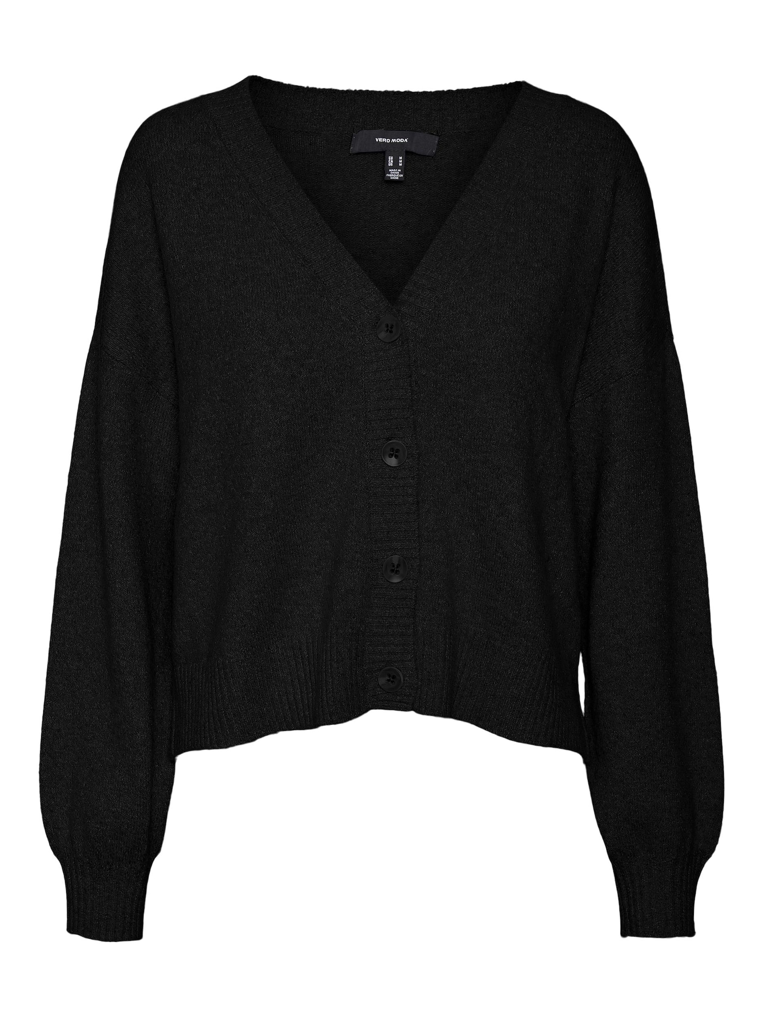 VERO MODA Pletena jopa 'Doffy'  črna