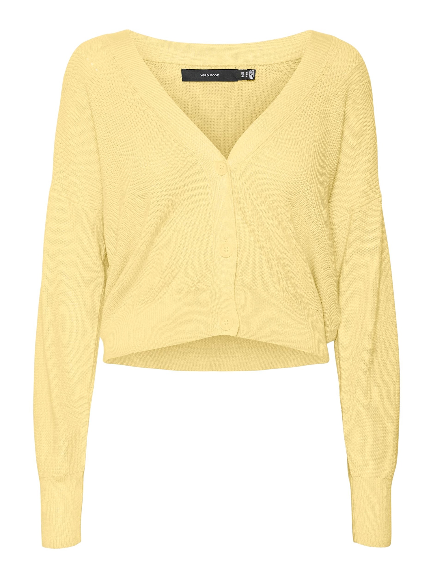 VERO MODA Pletena jopa  rumena