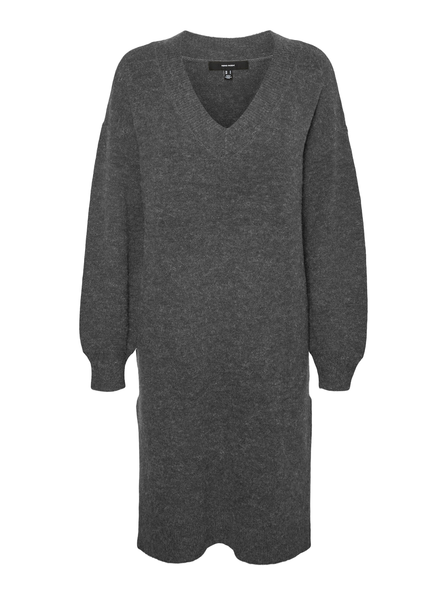 VERO MODA Pletena obleka 'Katie'  temno siva