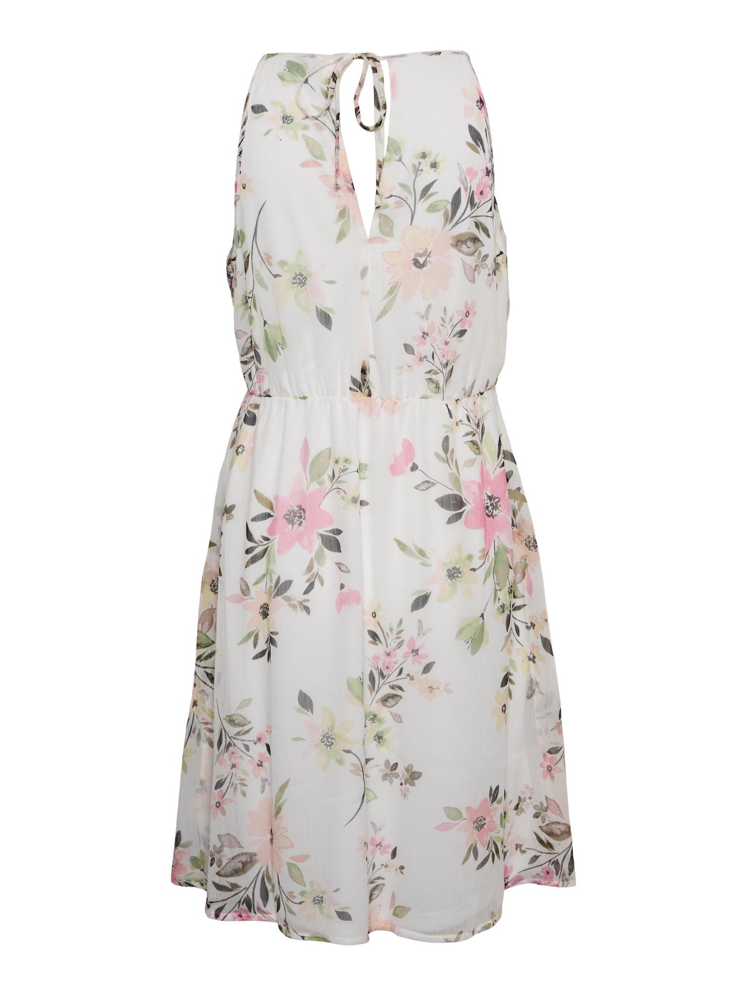 VERO MODA Poletna obleka 'LIA'  svetlo rumena / svetlo zelena / roza / bela