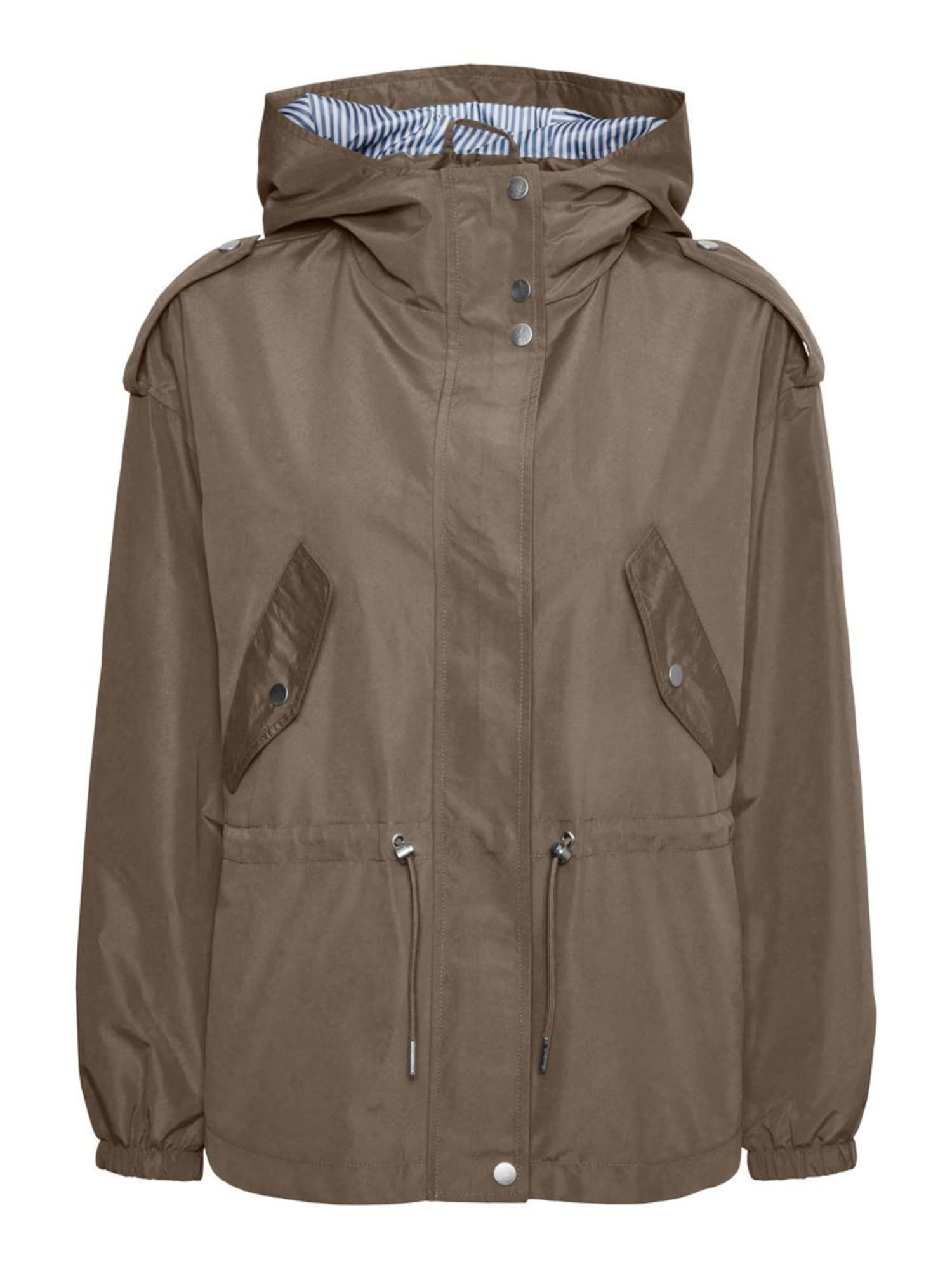 VERO MODA Prehodna jakna 'Everly'  temno siva