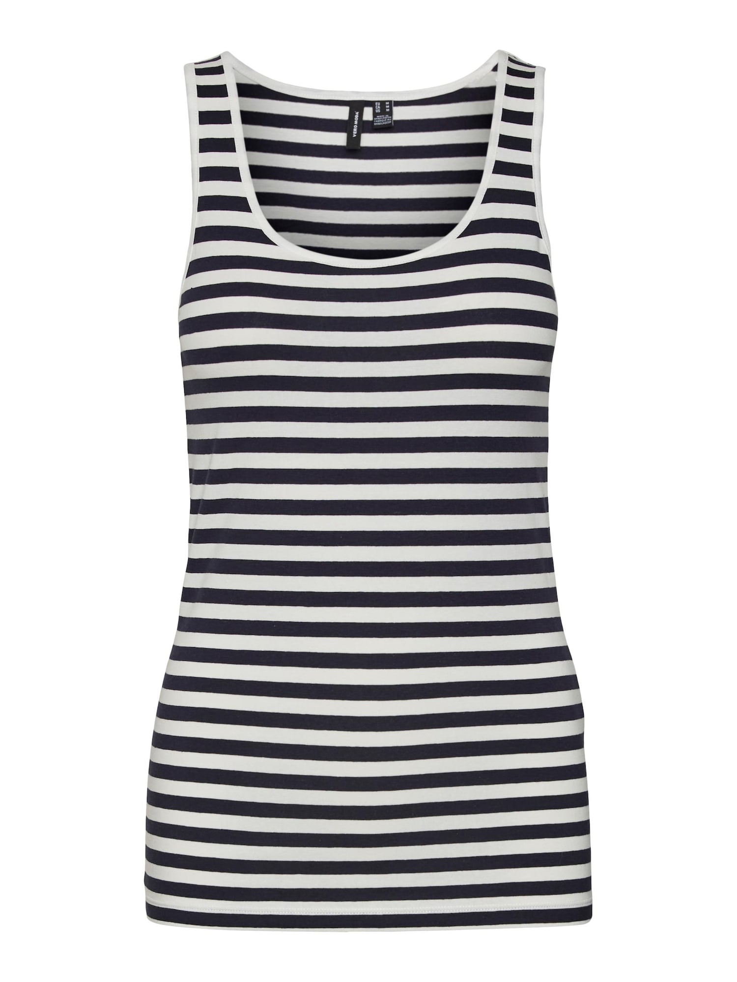 VERO MODA Top 'SAILOR SABBI'  nočno modra / bela