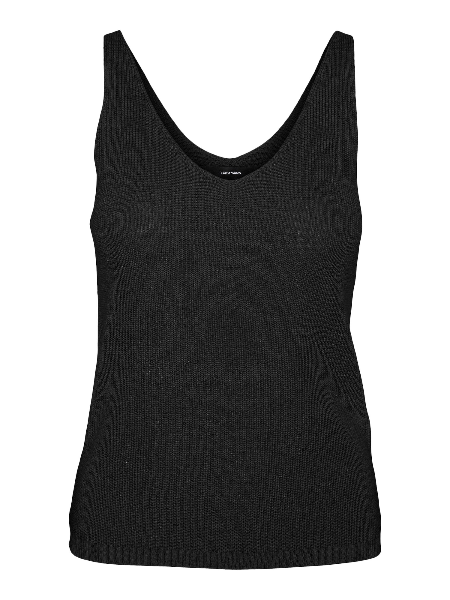VERO MODA Top z naramnicami  črna
