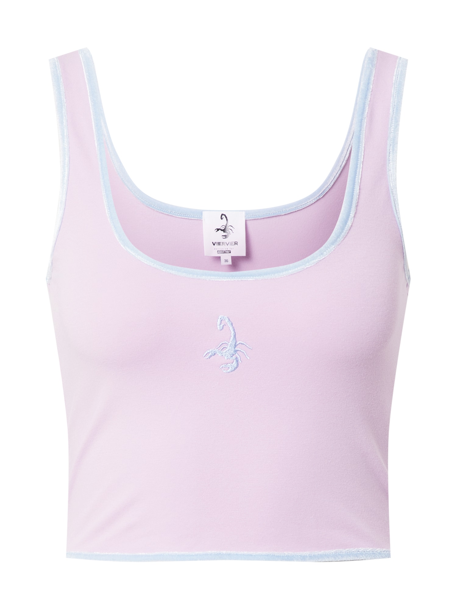 VIERVIER Top 'Abby'  roza