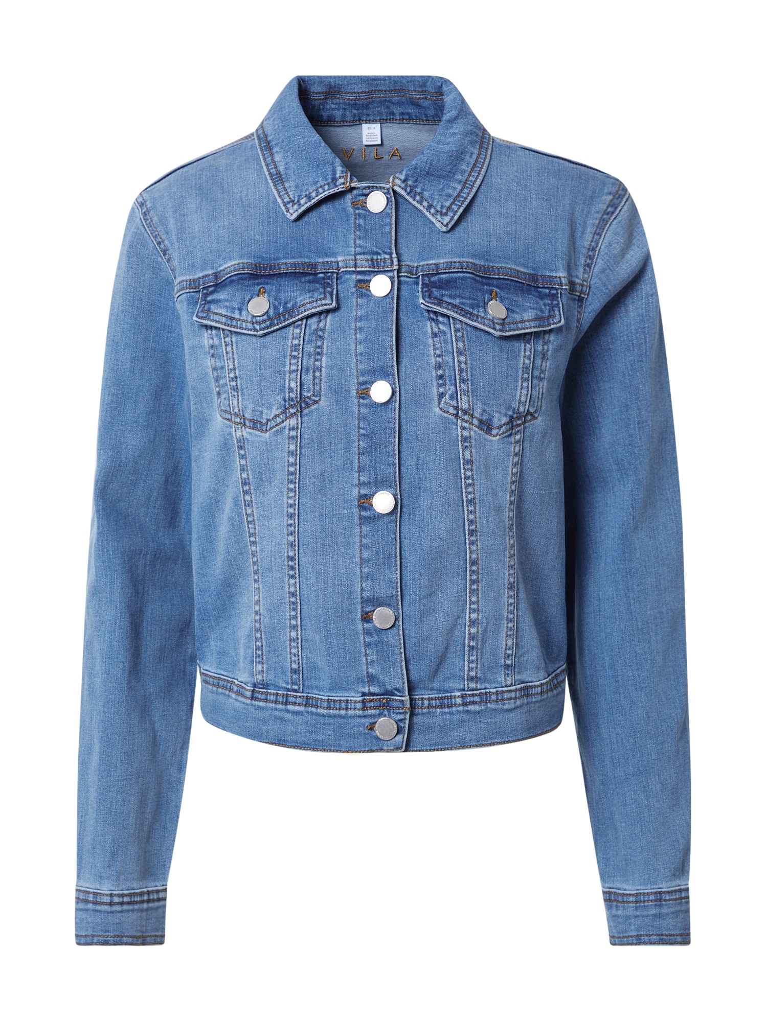 VILA Prehodna jakna  moder denim