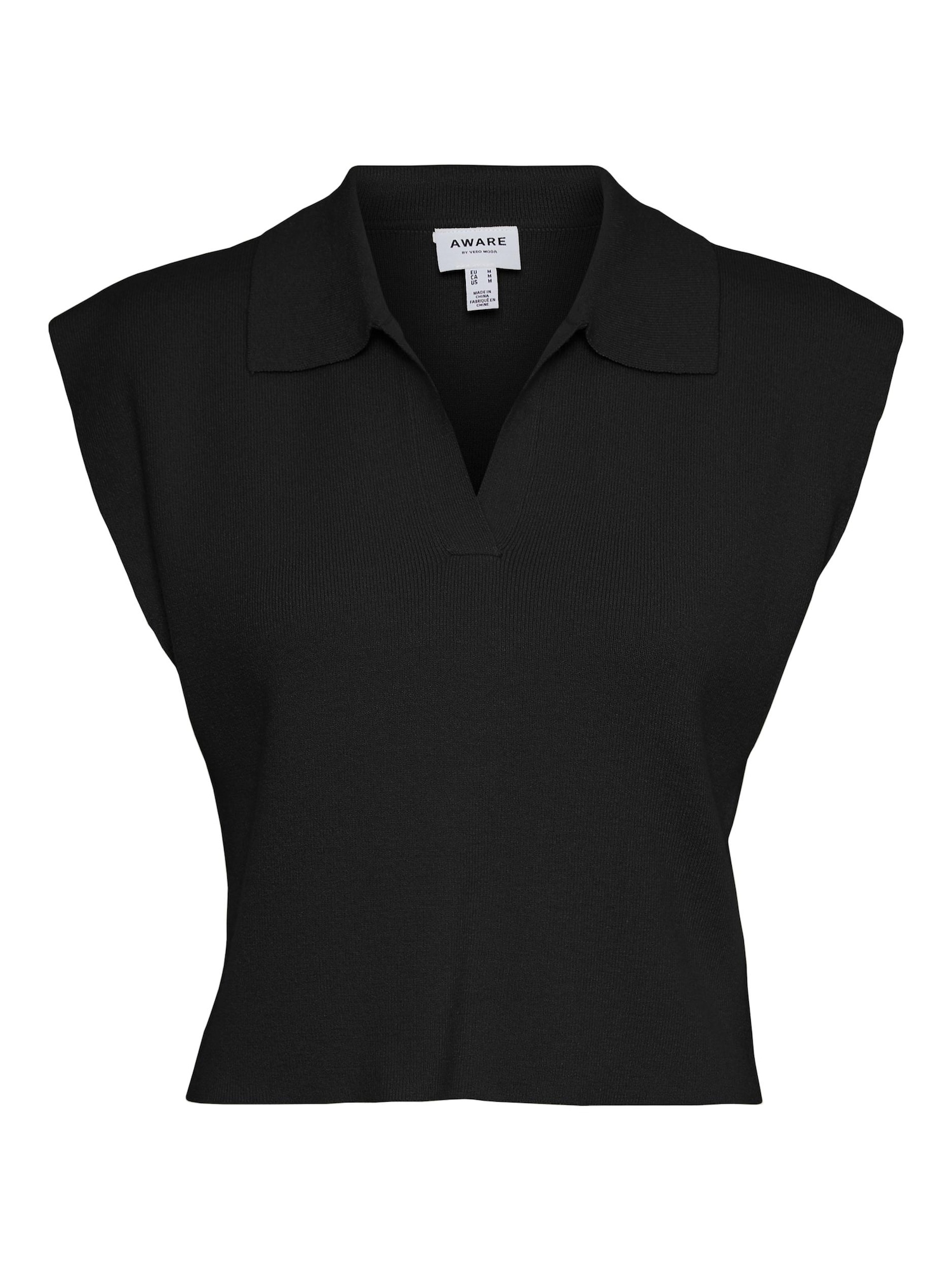 Vero Moda Aware Top z naramnicami 'TAFFY'  črna