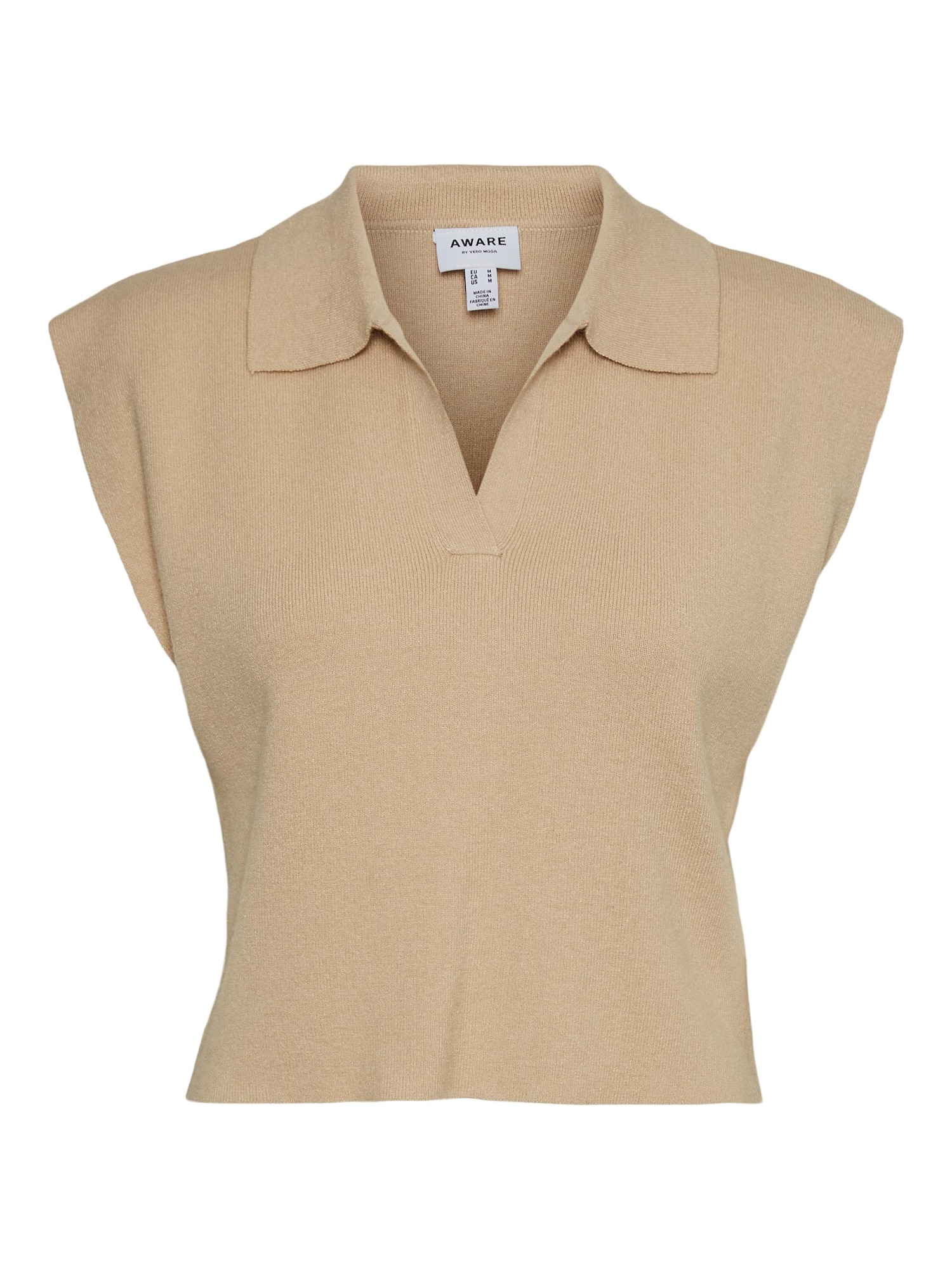Vero Moda Aware Top z naramnicami 'Taffy'  svetlo bež