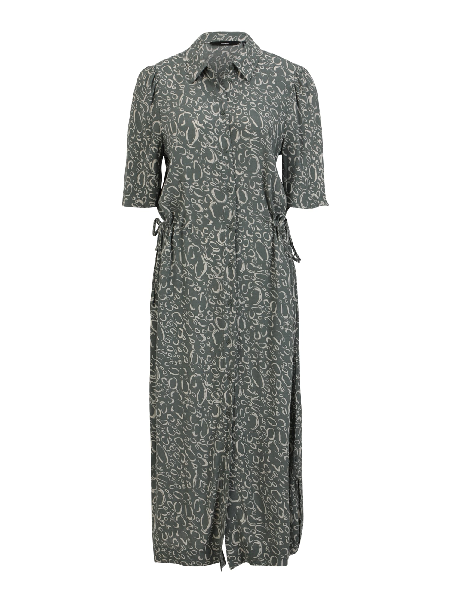 Vero Moda Tall Dolga srajca  bež / temno zelena