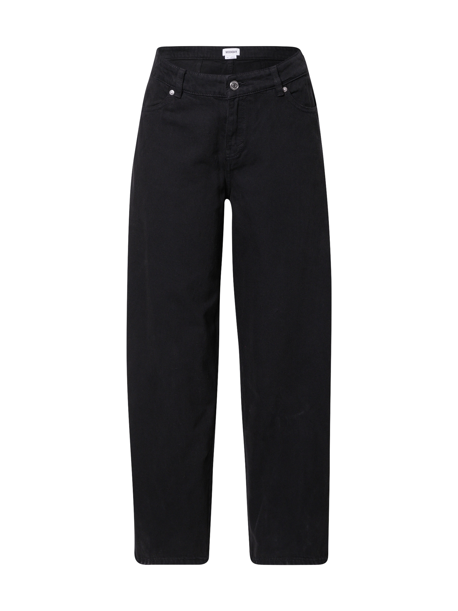 WEEKDAY Kavbojke 'Baggy'  črn denim