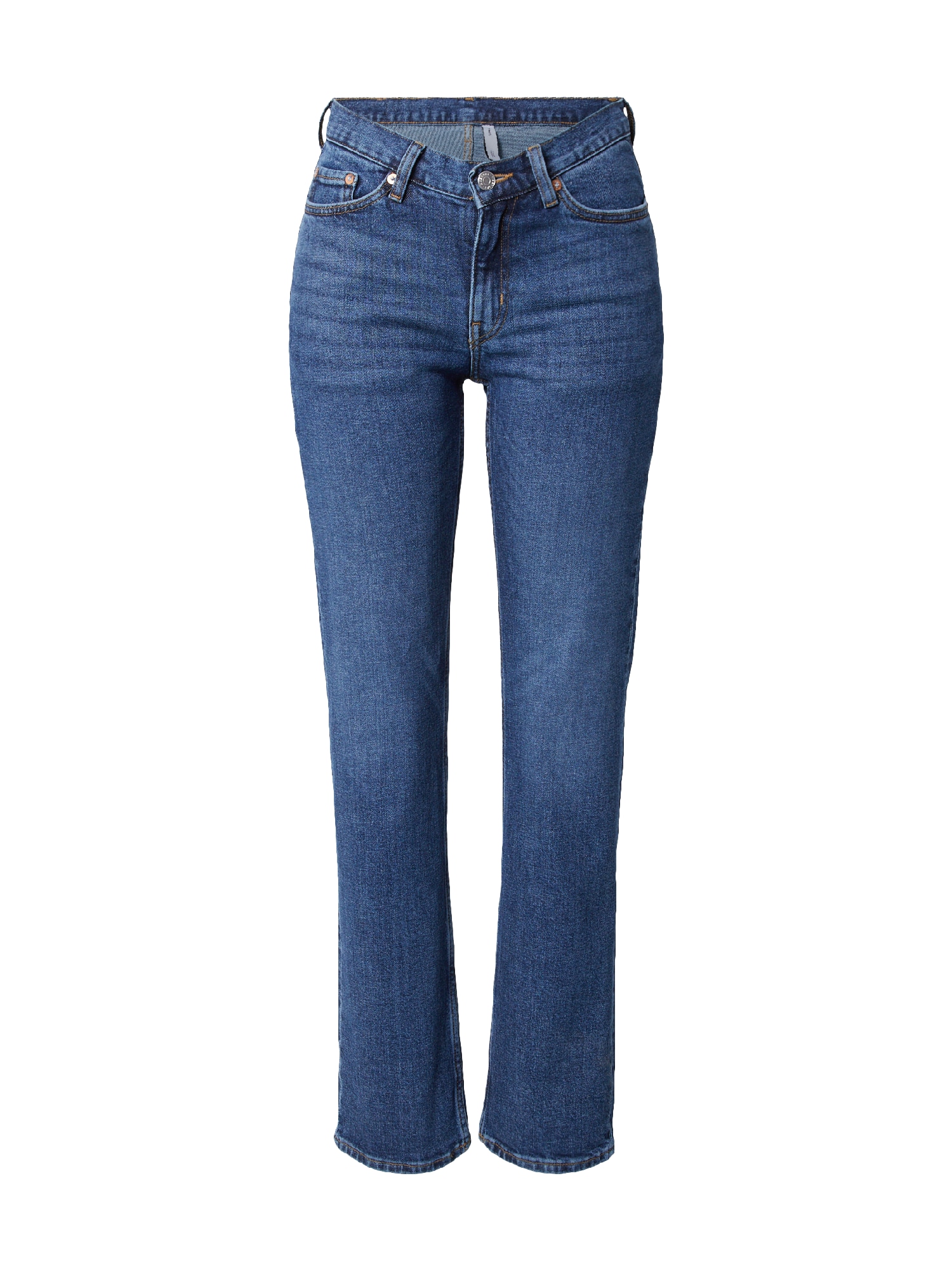 WEEKDAY Kavbojke 'Twig Mid Straight'  moder denim