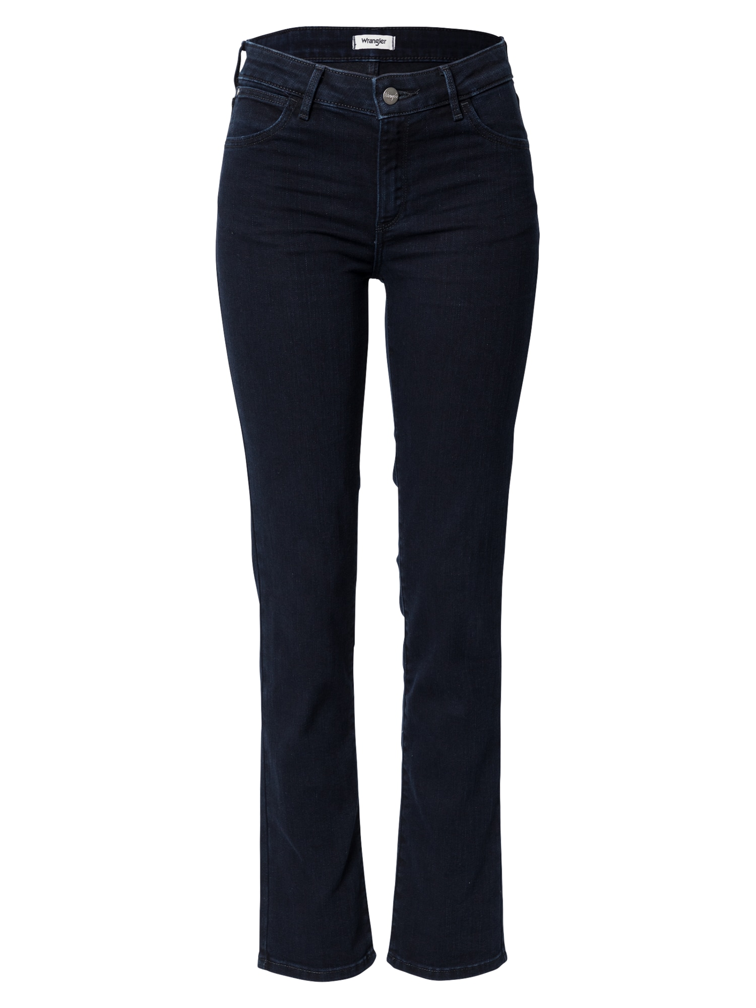WRANGLER Kavbojke  črn denim