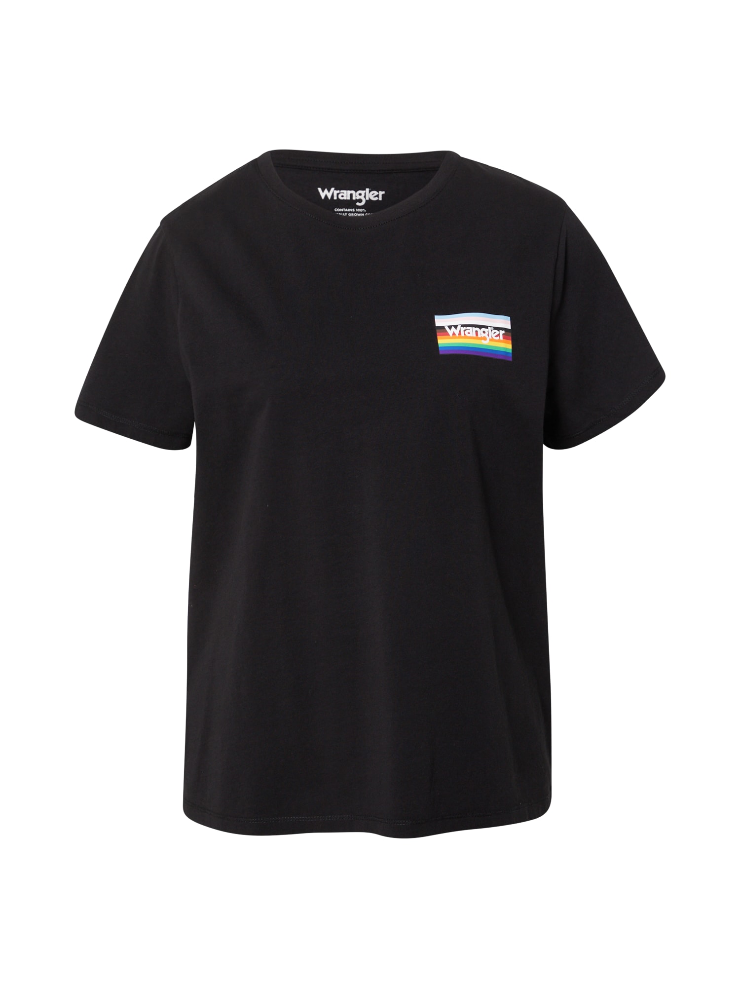 WRANGLER Majica 'PRIDE'  mešane barve / črna