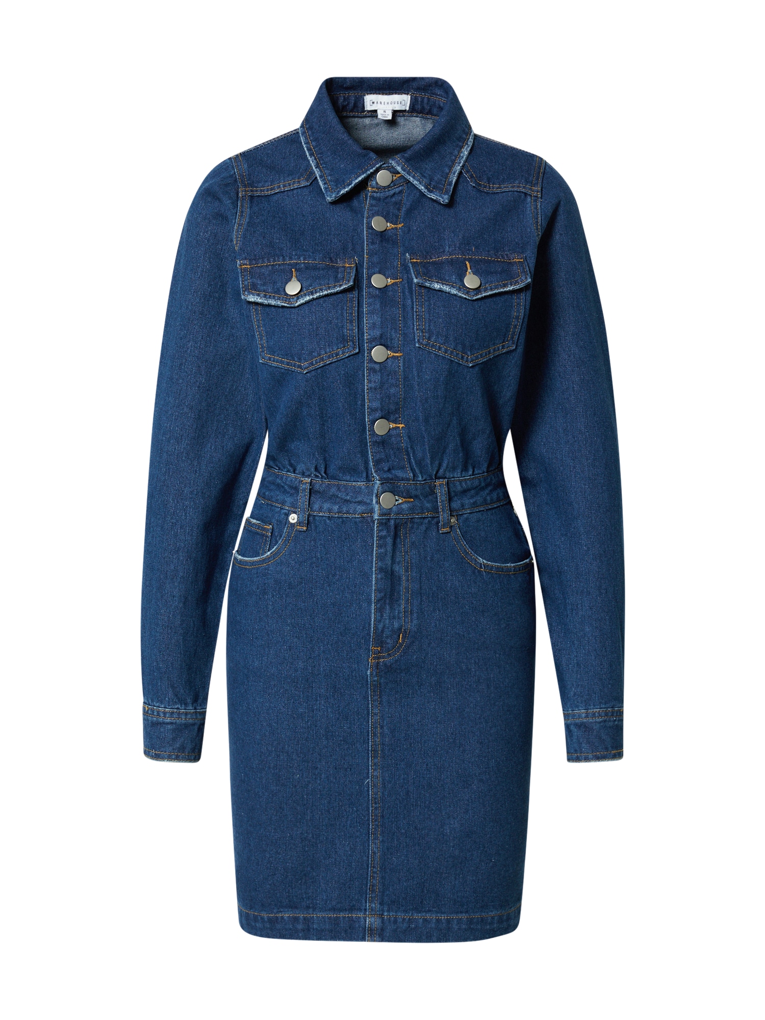 Warehouse Obleka  moder denim