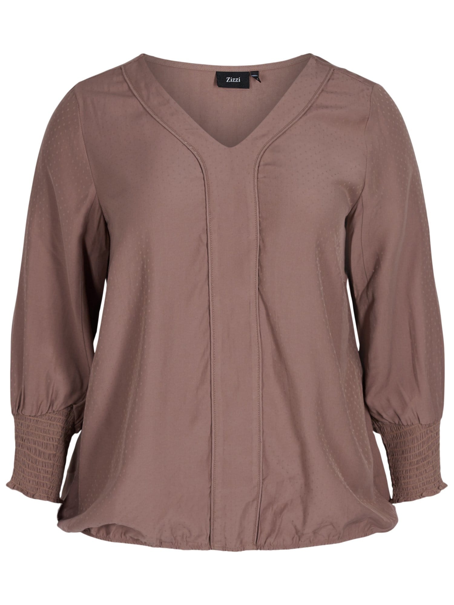 Zizzi Bluza 'Masya'  rjasto rjava