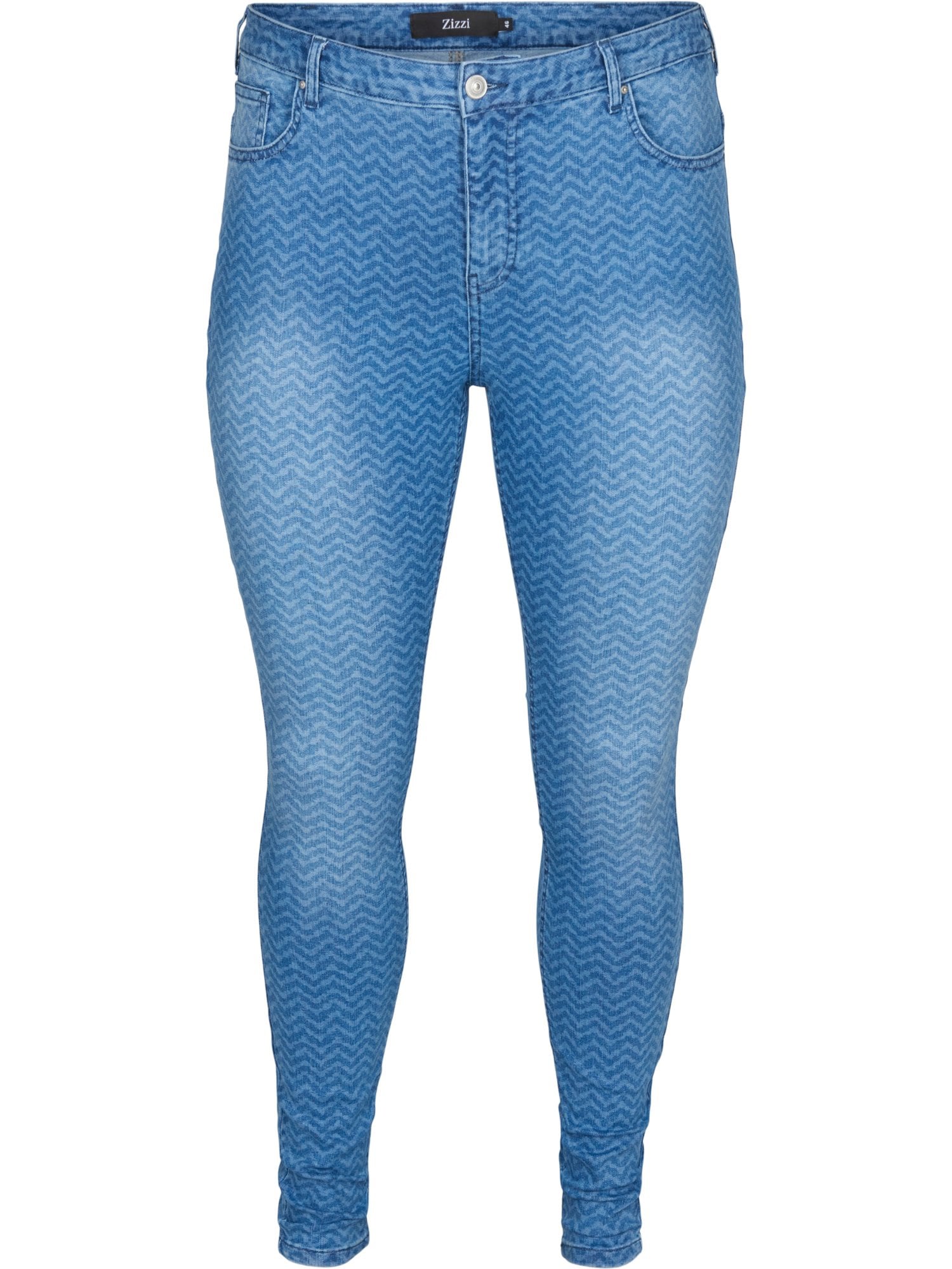 Zizzi Kavbojke 'AMY'  moder denim / svetlo modra