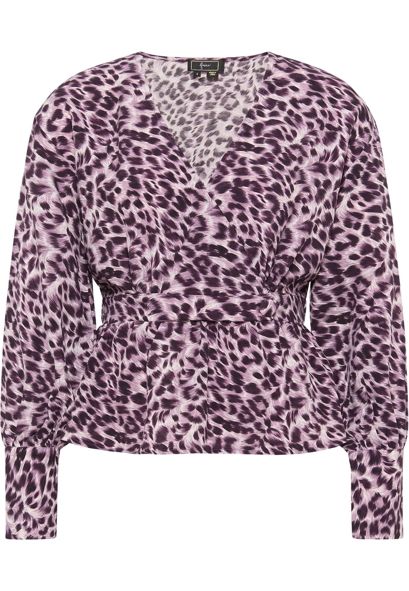 faina Bluza  lila / bela