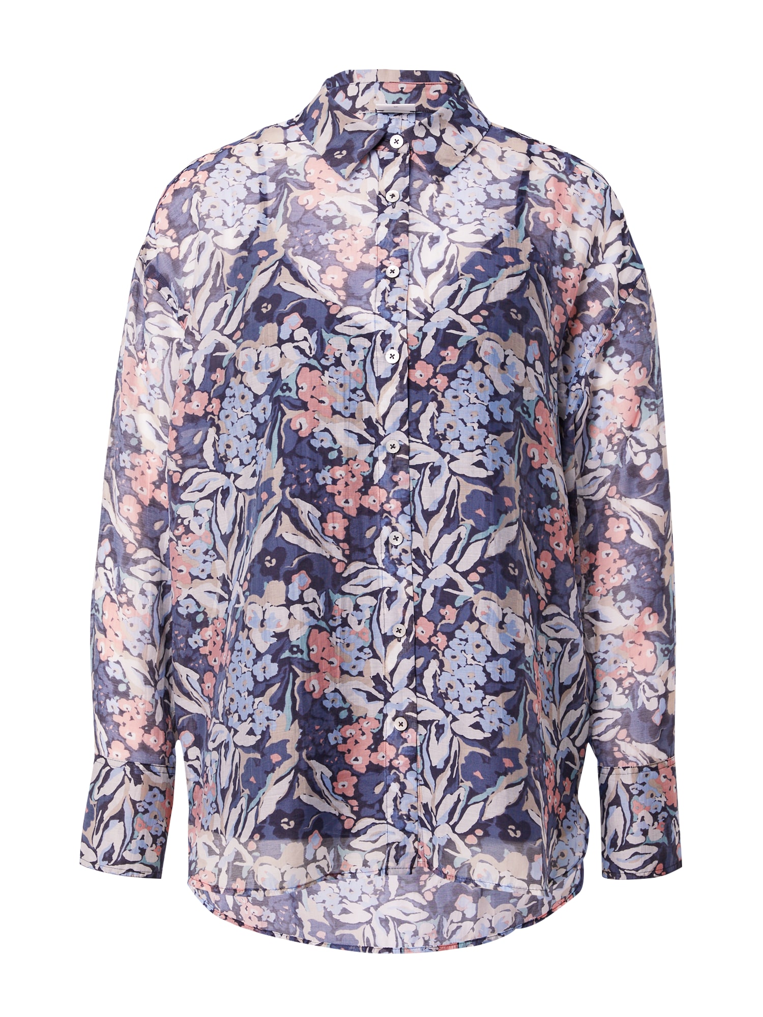 s.Oliver BLACK LABEL Bluza  modra / roza / bela