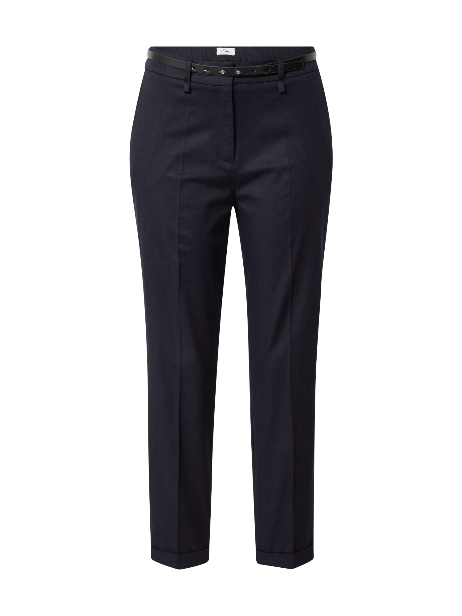 s.Oliver BLACK LABEL Chino hlače  mornarska