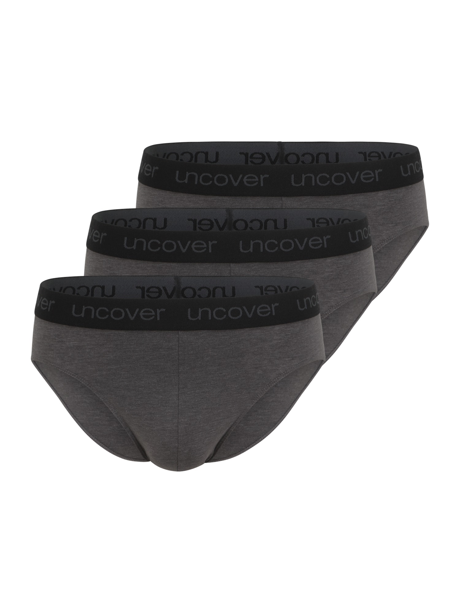 uncover by SCHIESSER Spodnje hlačke ' 3er-Pack Uncover '  temno siva