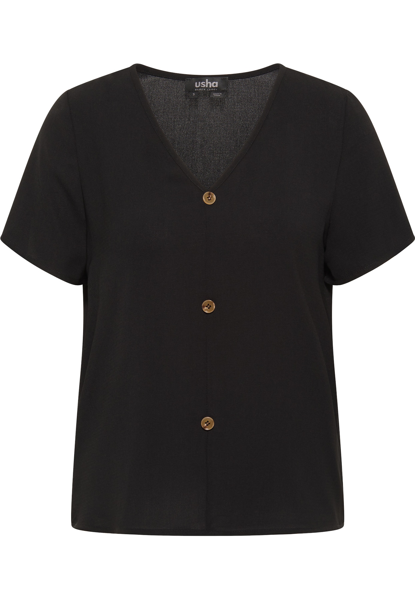 usha BLACK LABEL Bluza  črna