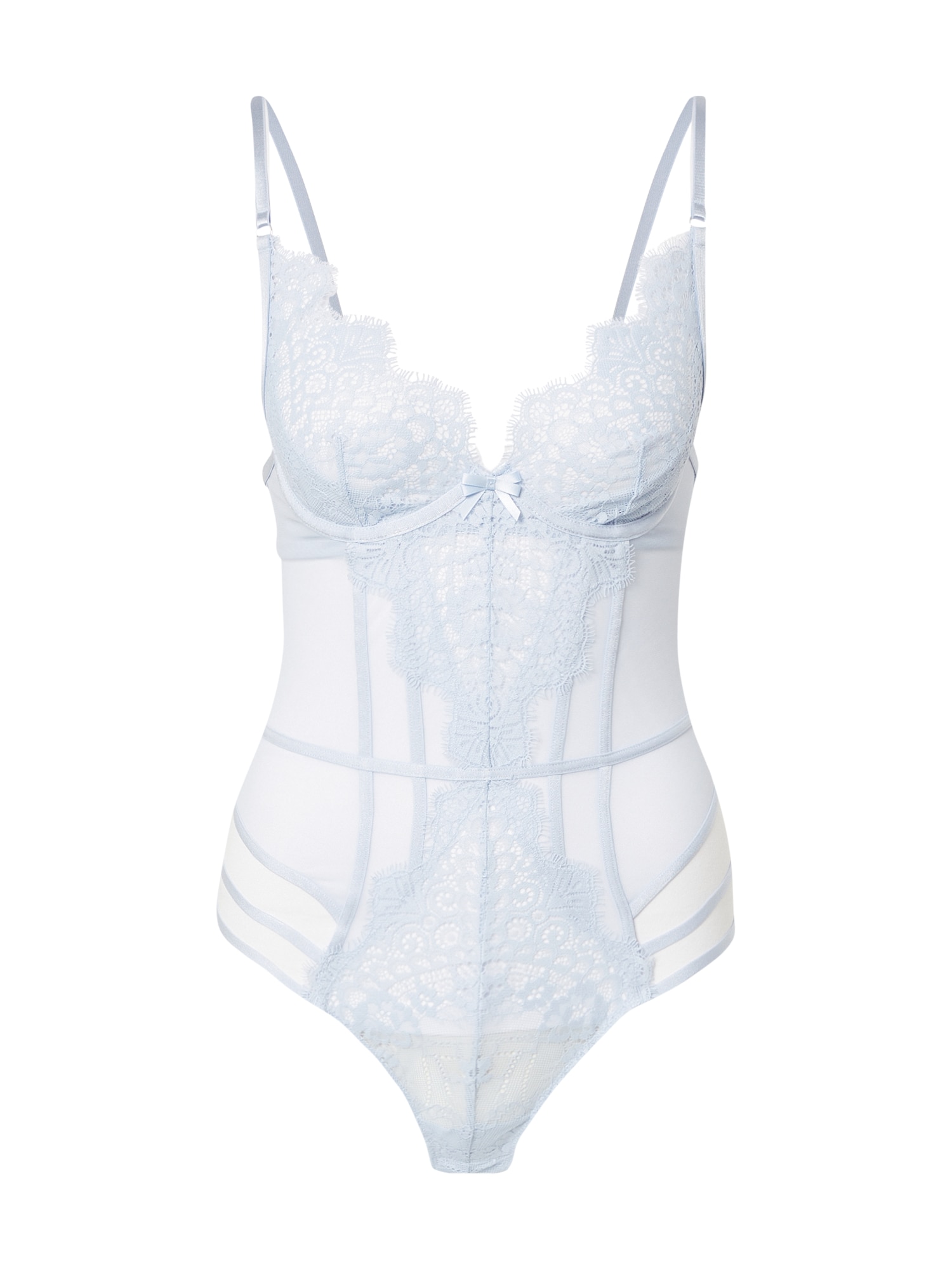 ABOUT YOU x hunkemöller Bodi 'Rosanne'  svetlo modra