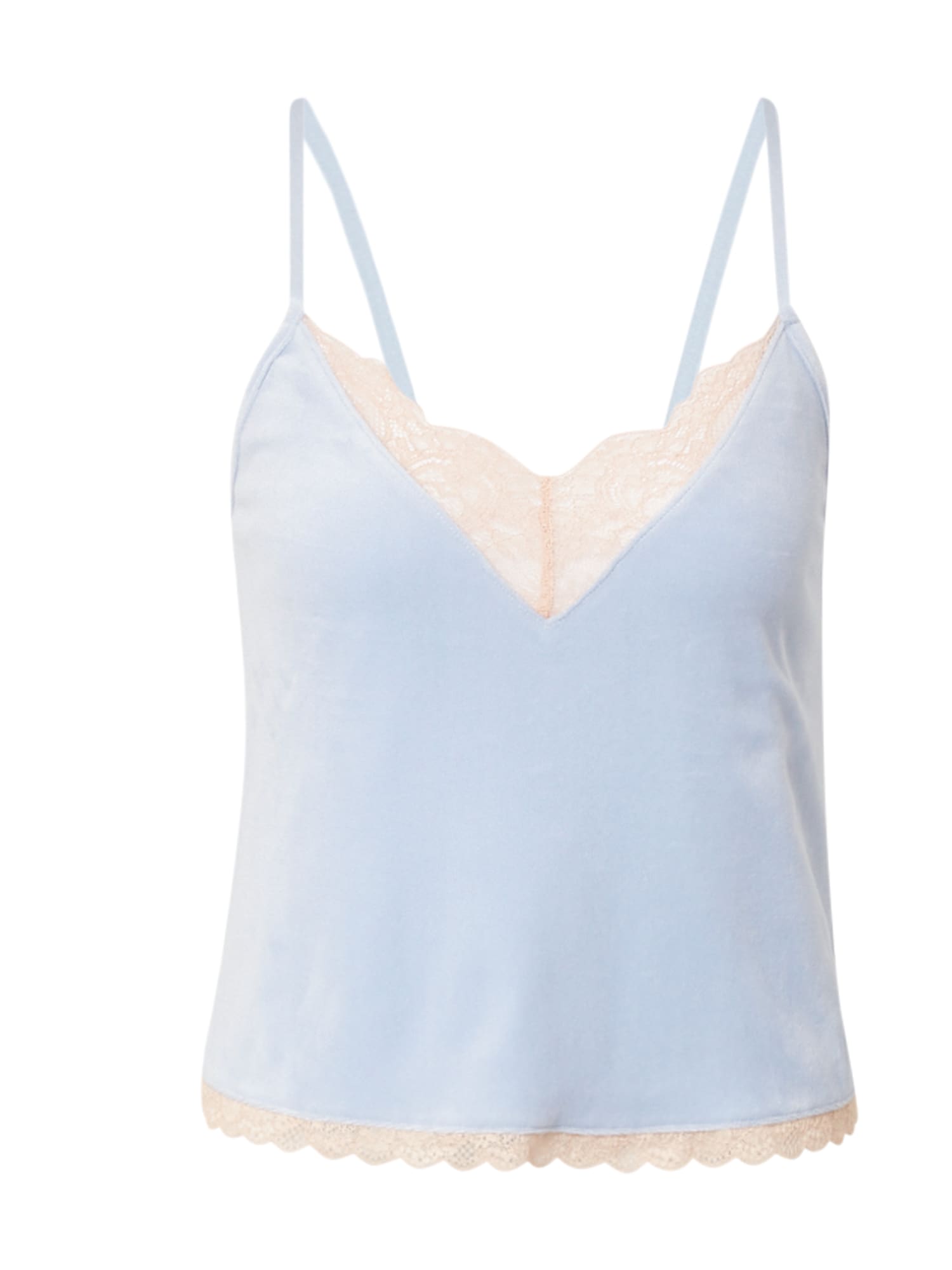 ABOUT YOU x hunkemöller Majica za spanje 'Cami'  svetlo modra