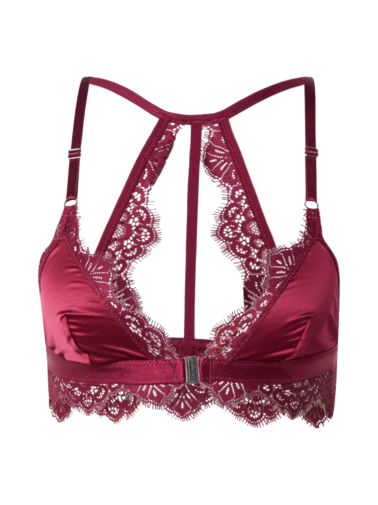 ABOUT YOU x hunkemöller Nedrček 'Violet'  temno rdeča