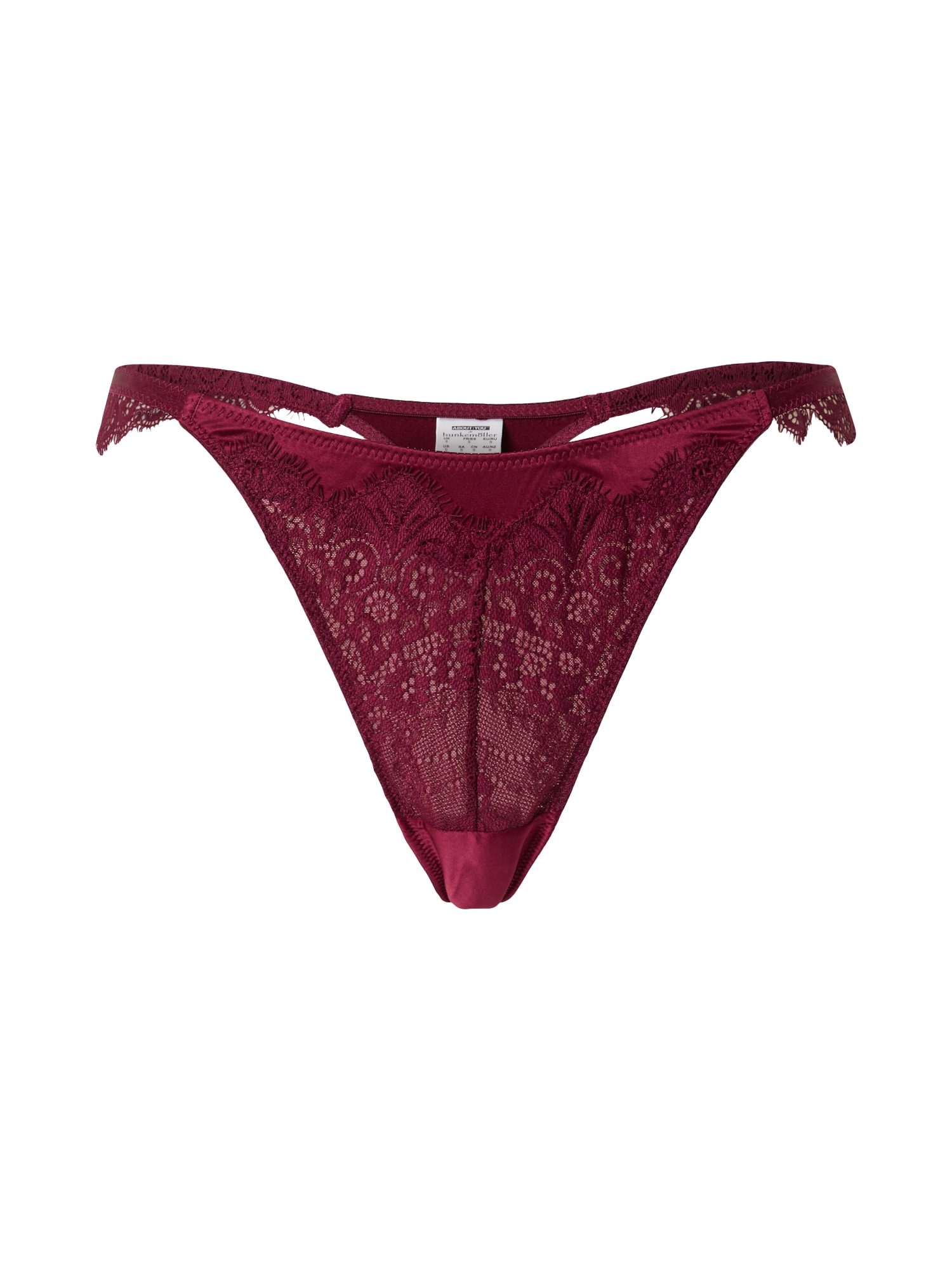 ABOUT YOU x hunkemöller Tangice 'Violet HL'  temno rdeča