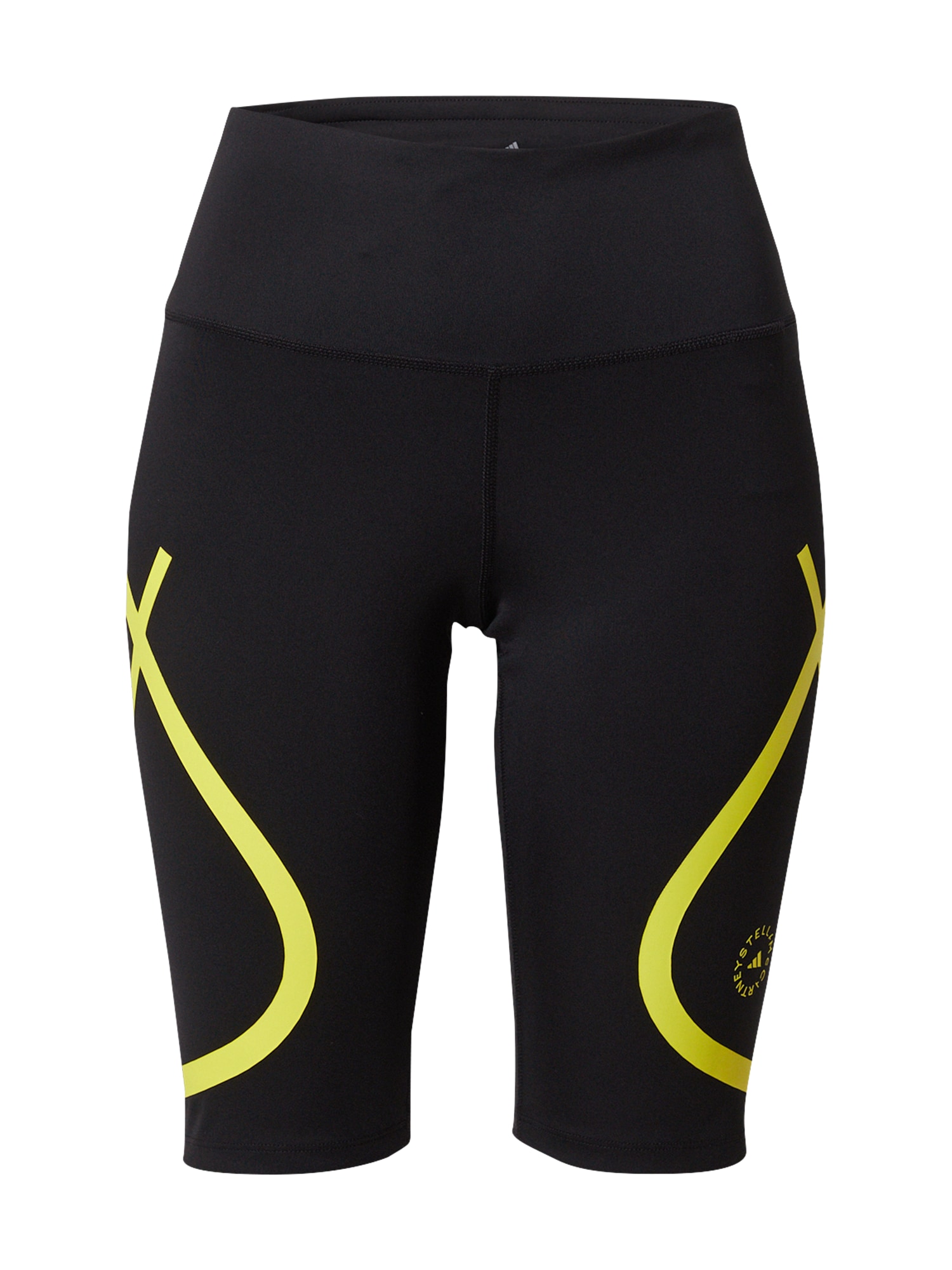 ADIDAS BY STELLA MCCARTNEY Športne hlače  neonsko rumena / črna