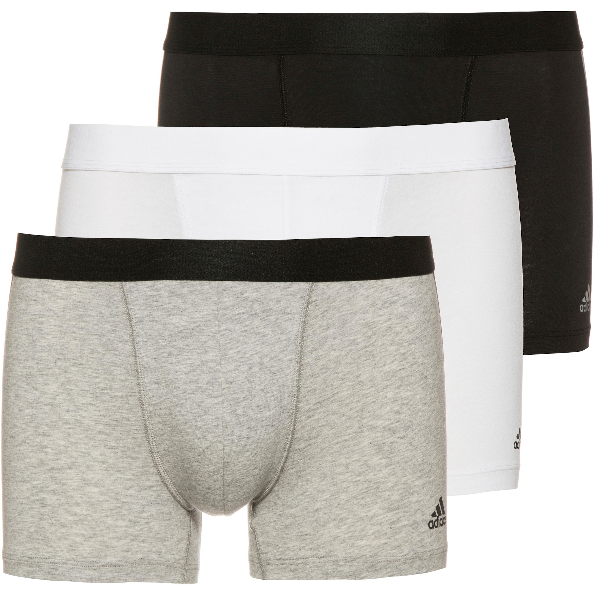 ADIDAS ORIGINALS Boksarice  pegasto siva / črna / bela
