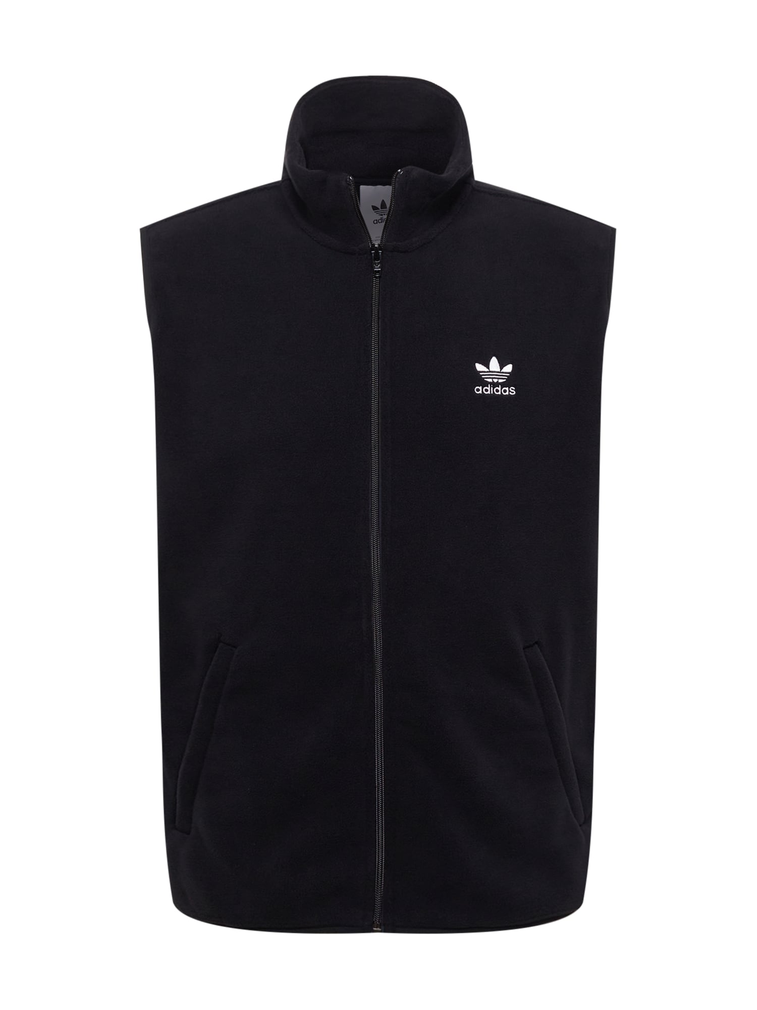 ADIDAS ORIGINALS Brezrokavnik  črna / bela