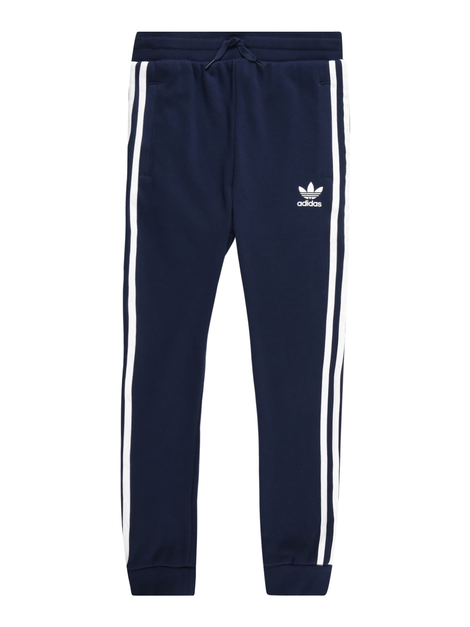 ADIDAS ORIGINALS Hlače  temno modra / bela