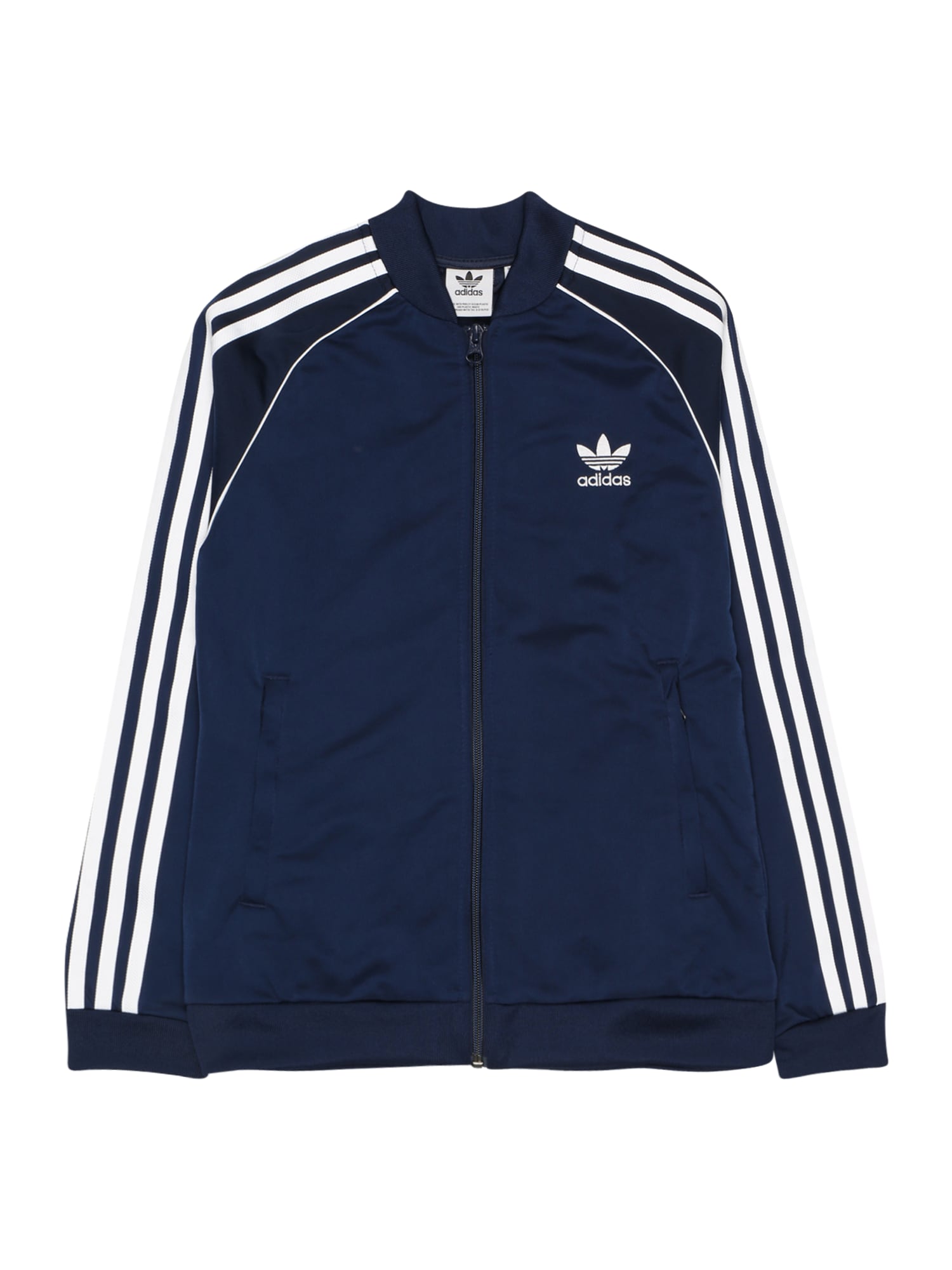 ADIDAS ORIGINALS Jopa na zadrgo  temno modra / bela