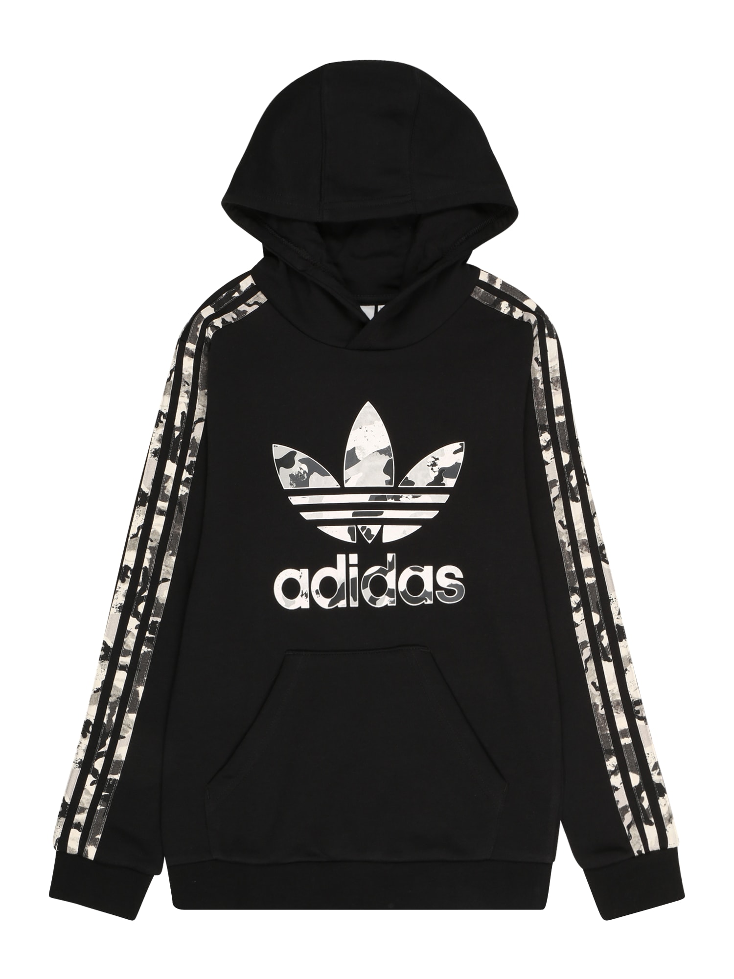 ADIDAS ORIGINALS Majica 'Camo'  siva / črna / bela