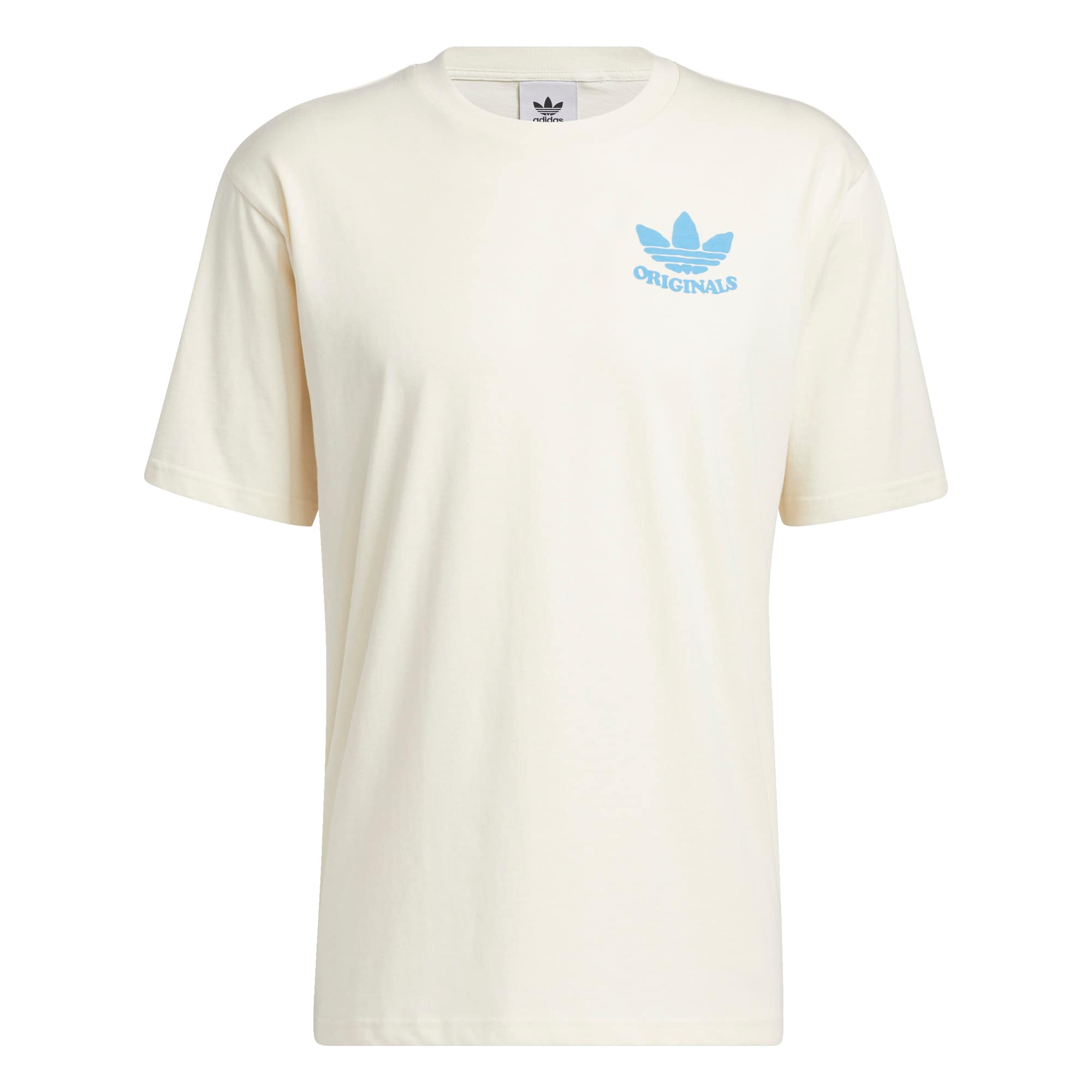 ADIDAS ORIGINALS Majica  azur / meta / volneno bela