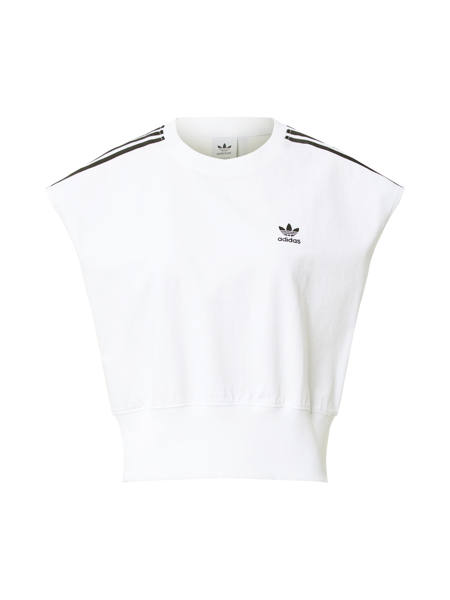 ADIDAS ORIGINALS Majica  črna / bela