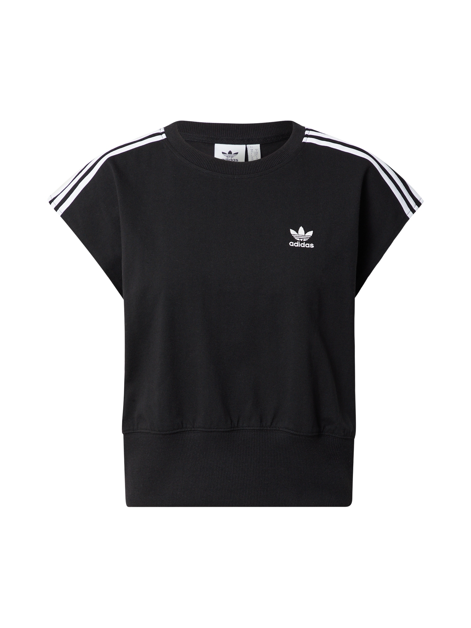 ADIDAS ORIGINALS Majica  črna / bela