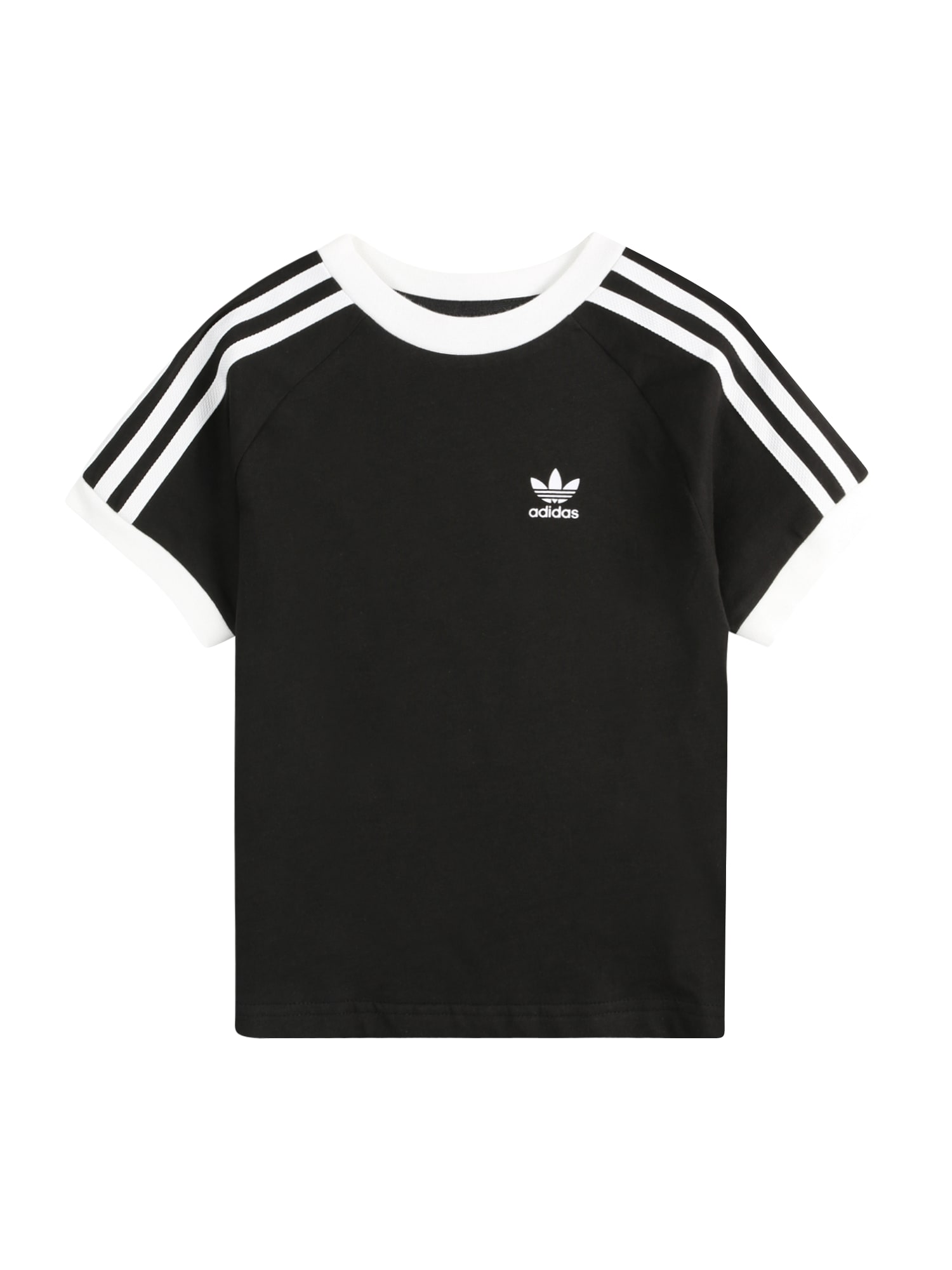 ADIDAS ORIGINALS Majica  črna / bela
