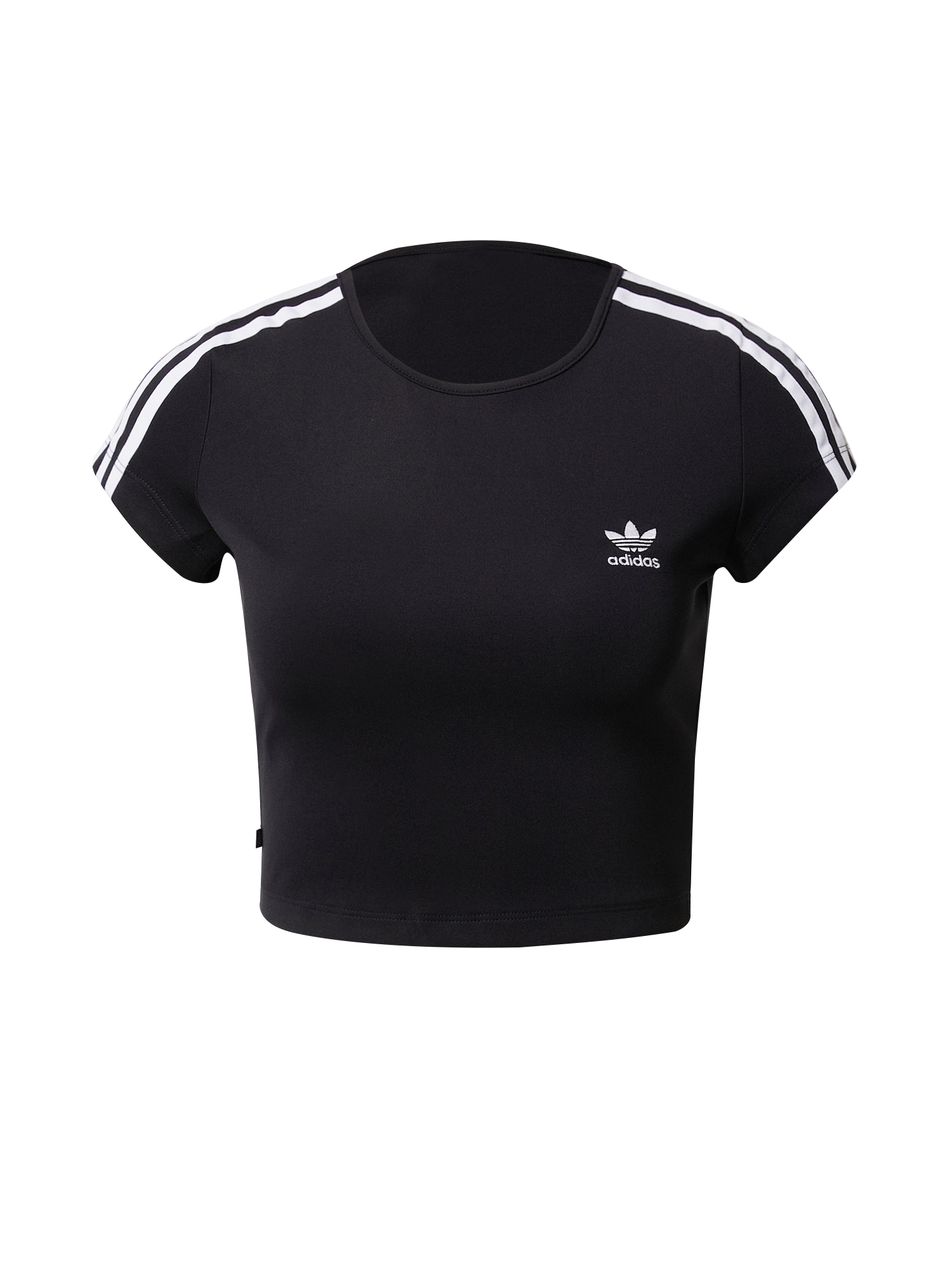 ADIDAS ORIGINALS Majica  črna / bela