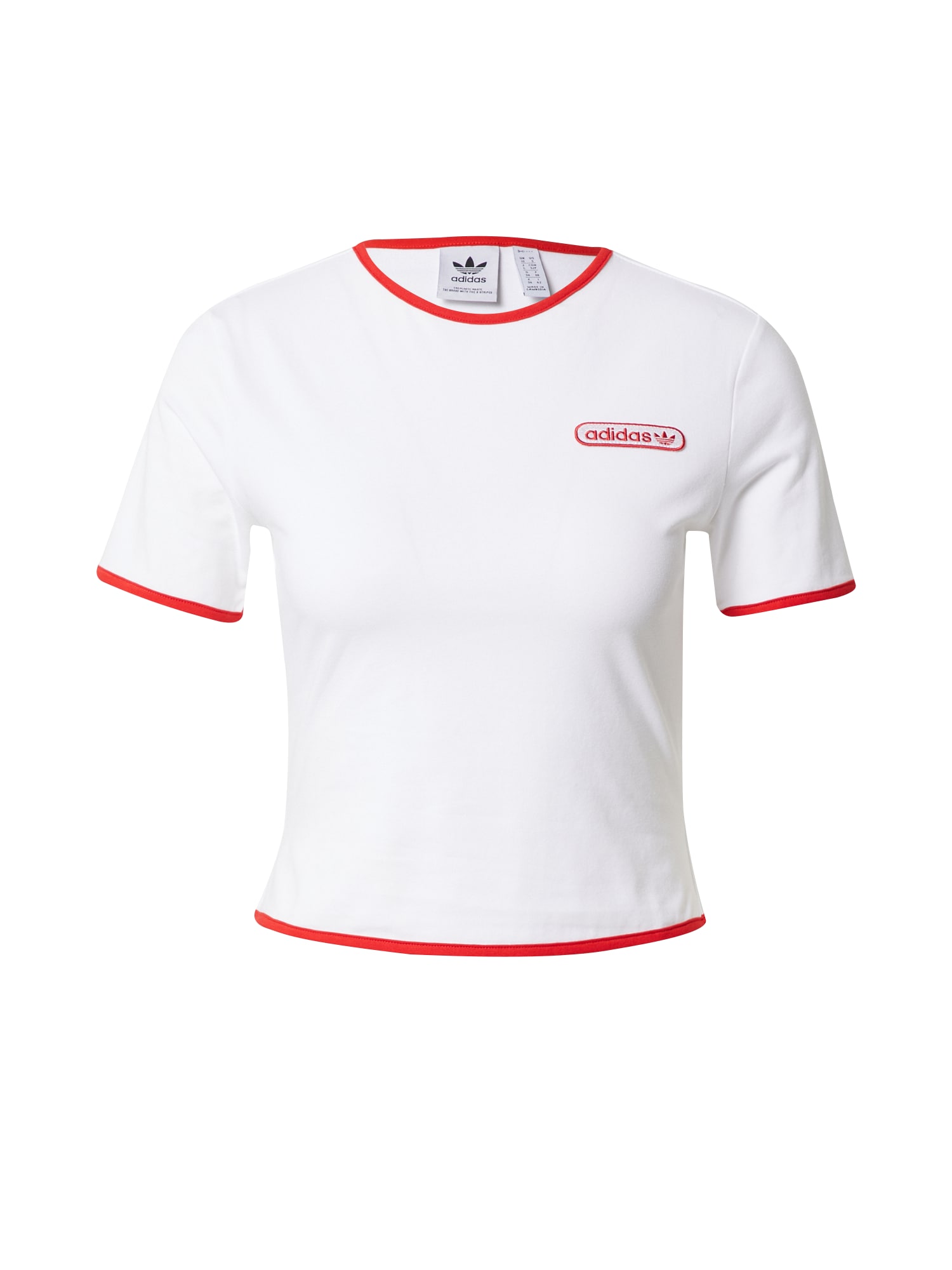 ADIDAS ORIGINALS Majica  rdeča / bela