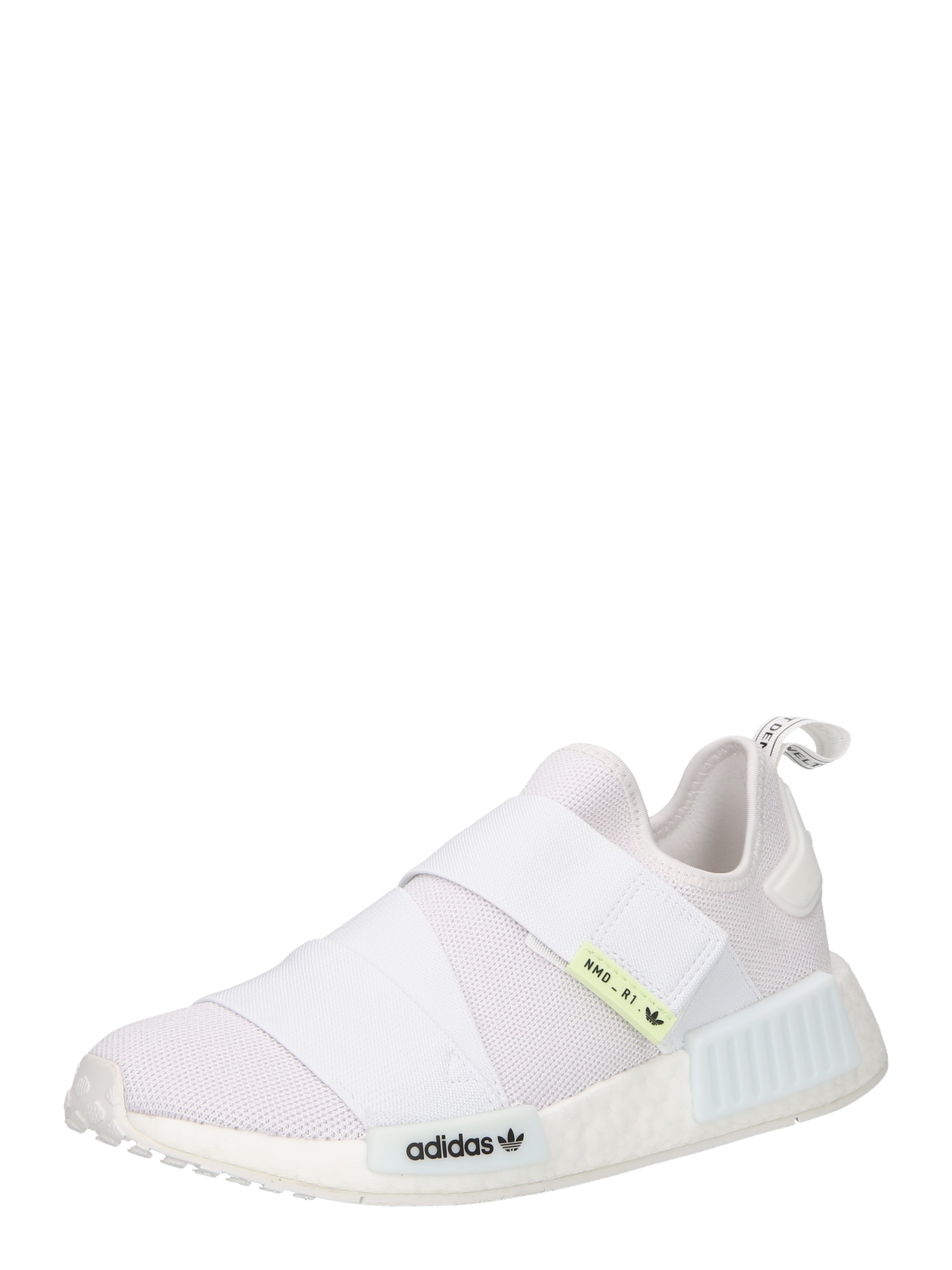 ADIDAS ORIGINALS Nizke superge 'NMD R1'  limeta / črna / bela