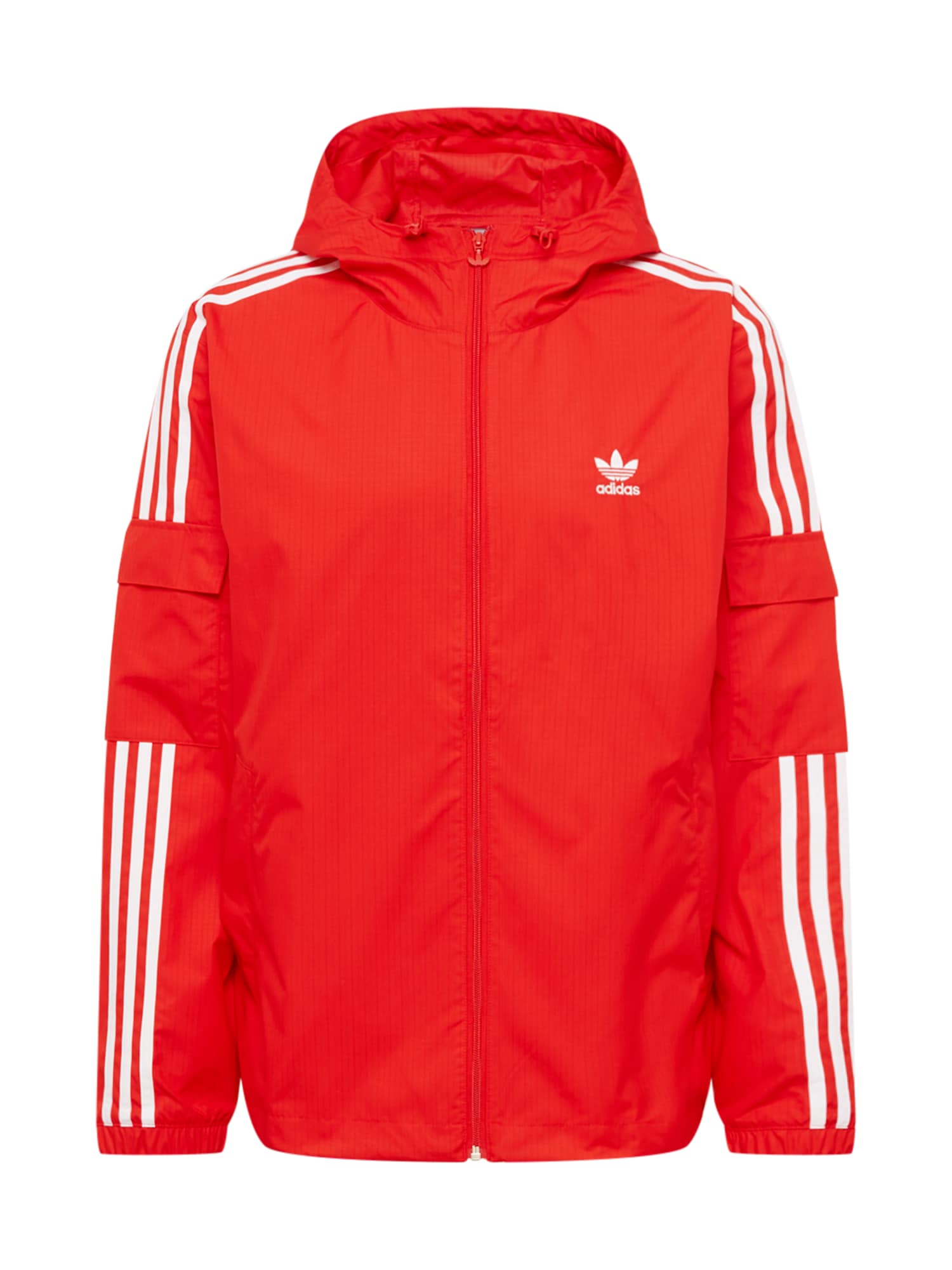 ADIDAS ORIGINALS Prehodna jakna  rdeča / bela